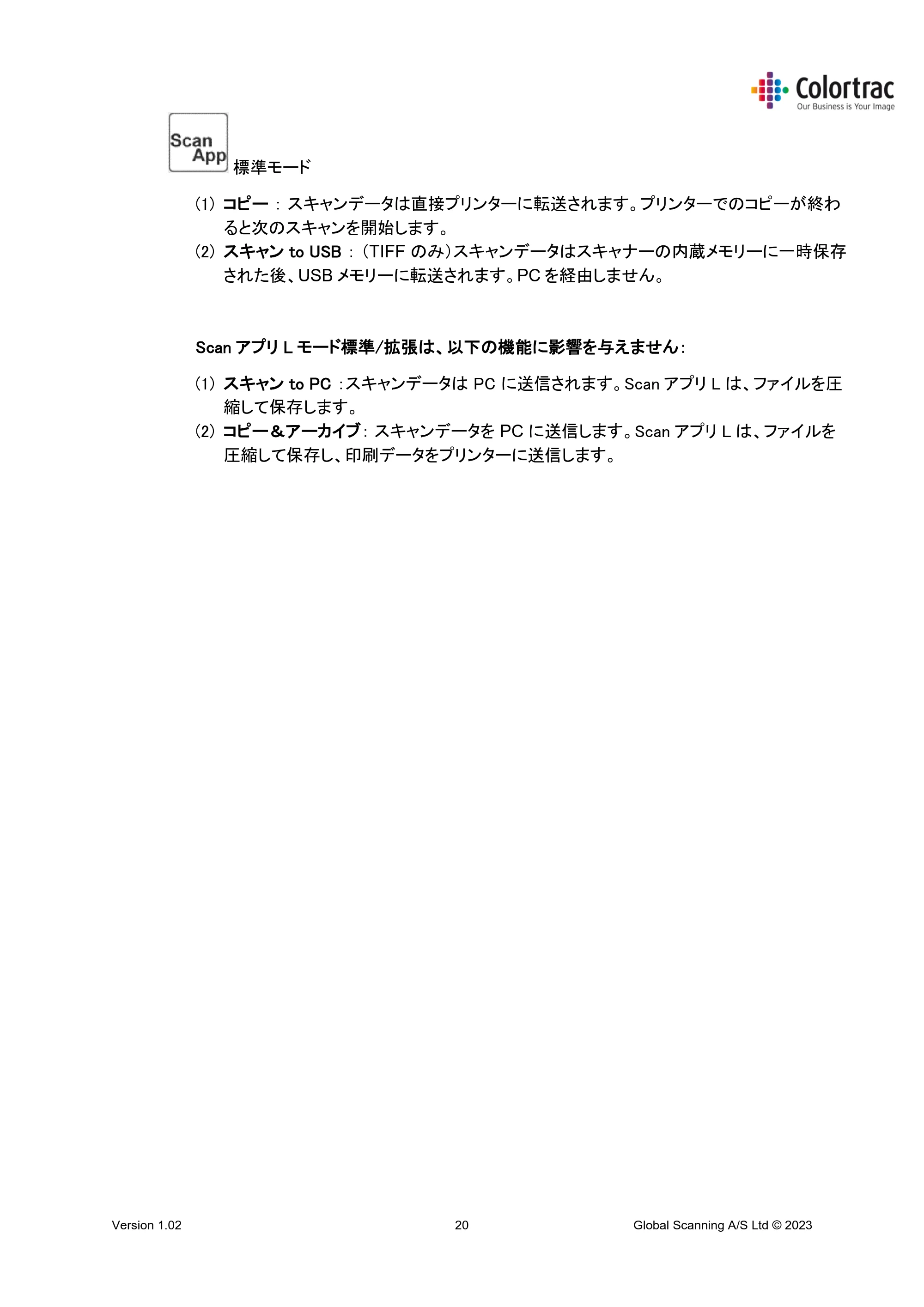 キヤノン TM-240・250・255・340・350・355 TM-Series MFP 専用スキャナーユニット Lm24／Lm36取扱説明書 2023年10月26日掲載 （PDF形式／5.47Mバイト） — 原本ページ — 20ページ