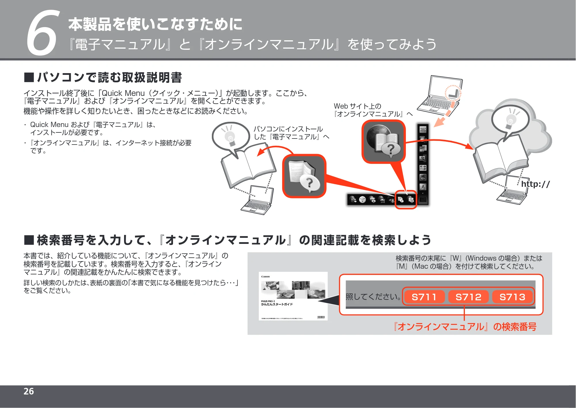 キヤノン PIXUS PRO-1 かんたんスタートガイド（PDF：5.50MB） — 本製品を使いこなすために — 原本ページ — 28ページ