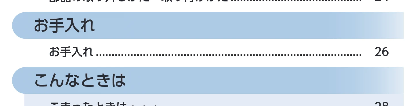 アイリスオーヤマ IRSN-C50A 取扱説明書 — もくじ — 図版 2-3 — 2ページ