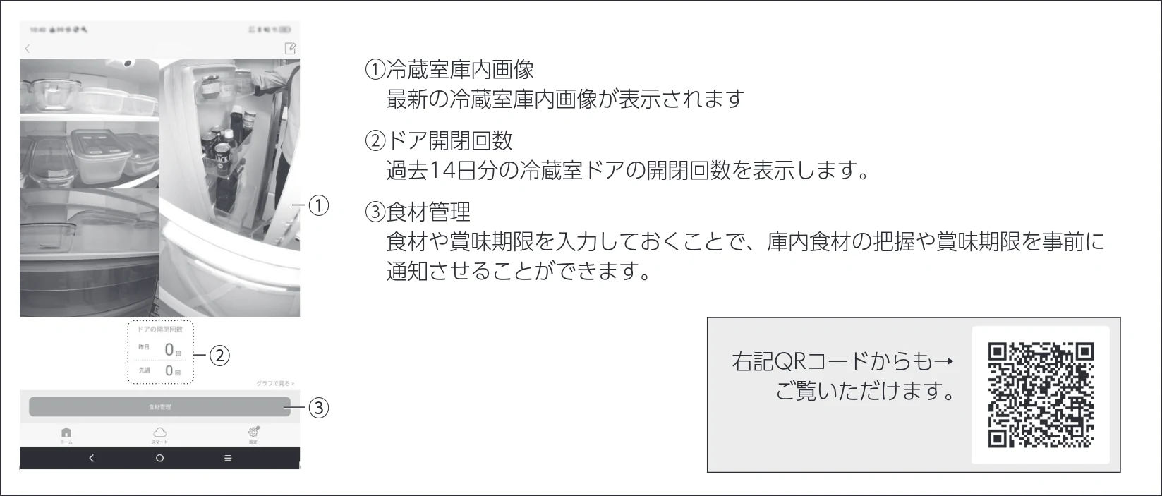 アイリスオーヤマ IRSN-C50A 取扱説明書 — ■冷蔵庫内カメラの登録 つづき — 図版 39-2 — 39ページ