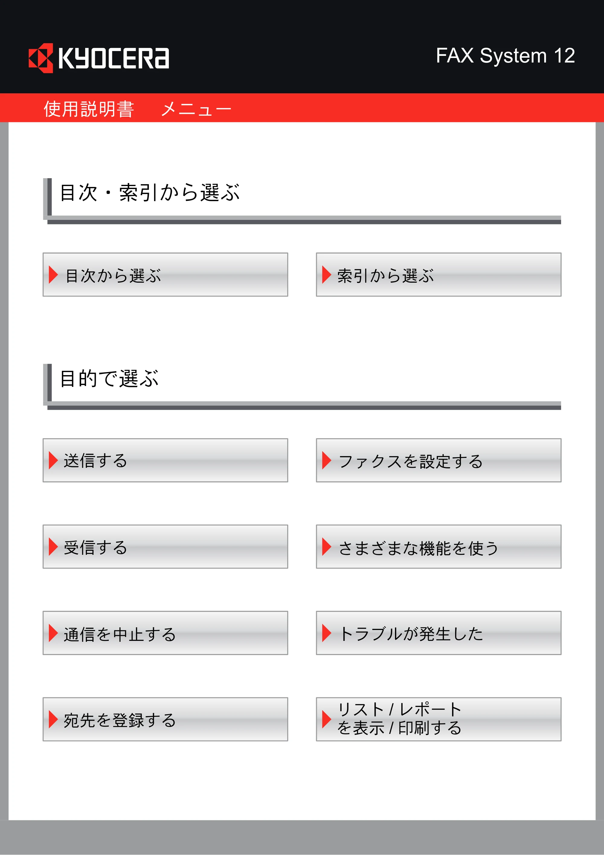 京セラ TASKalfa 2553ci / TASKalfa 3253ci / TASKalfa 4053ci TASKalfa 9003i/7003i FAX使用説明書 — 原本ページ — 2ページ