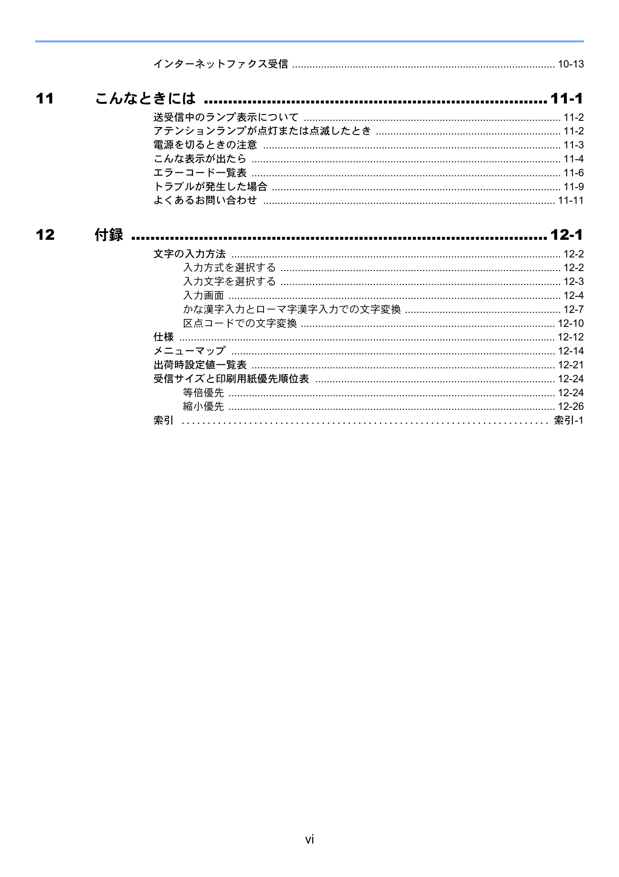京セラ TASKalfa 2553ci / TASKalfa 3253ci / TASKalfa 4053ci TASKalfa 9003i/7003i FAX使用説明書 — 原本ページ — 12ページ