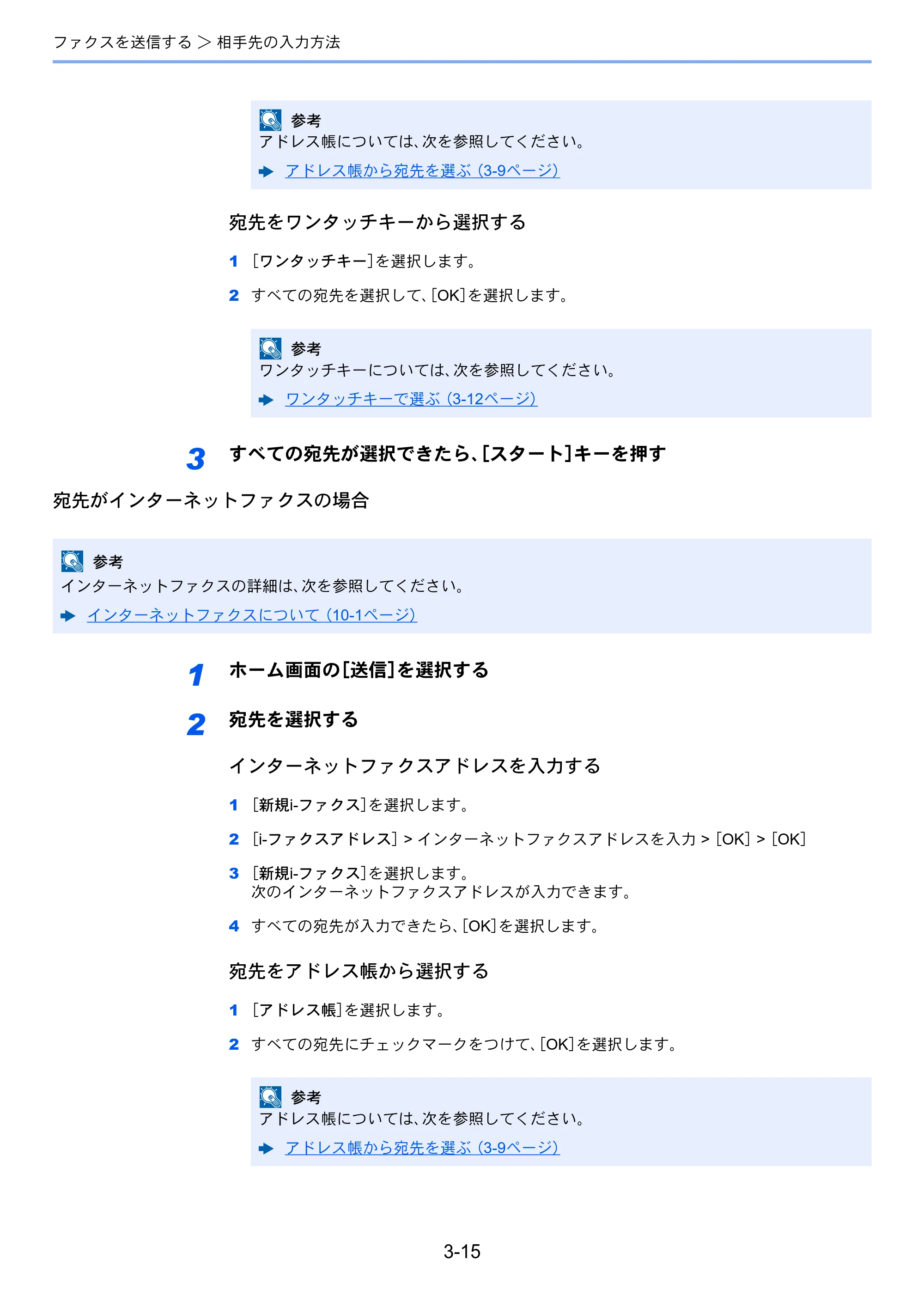 京セラ TASKalfa 2553ci / TASKalfa 3253ci / TASKalfa 4053ci TASKalfa 9003i/7003i FAX使用説明書 — 原本ページ — 66ページ