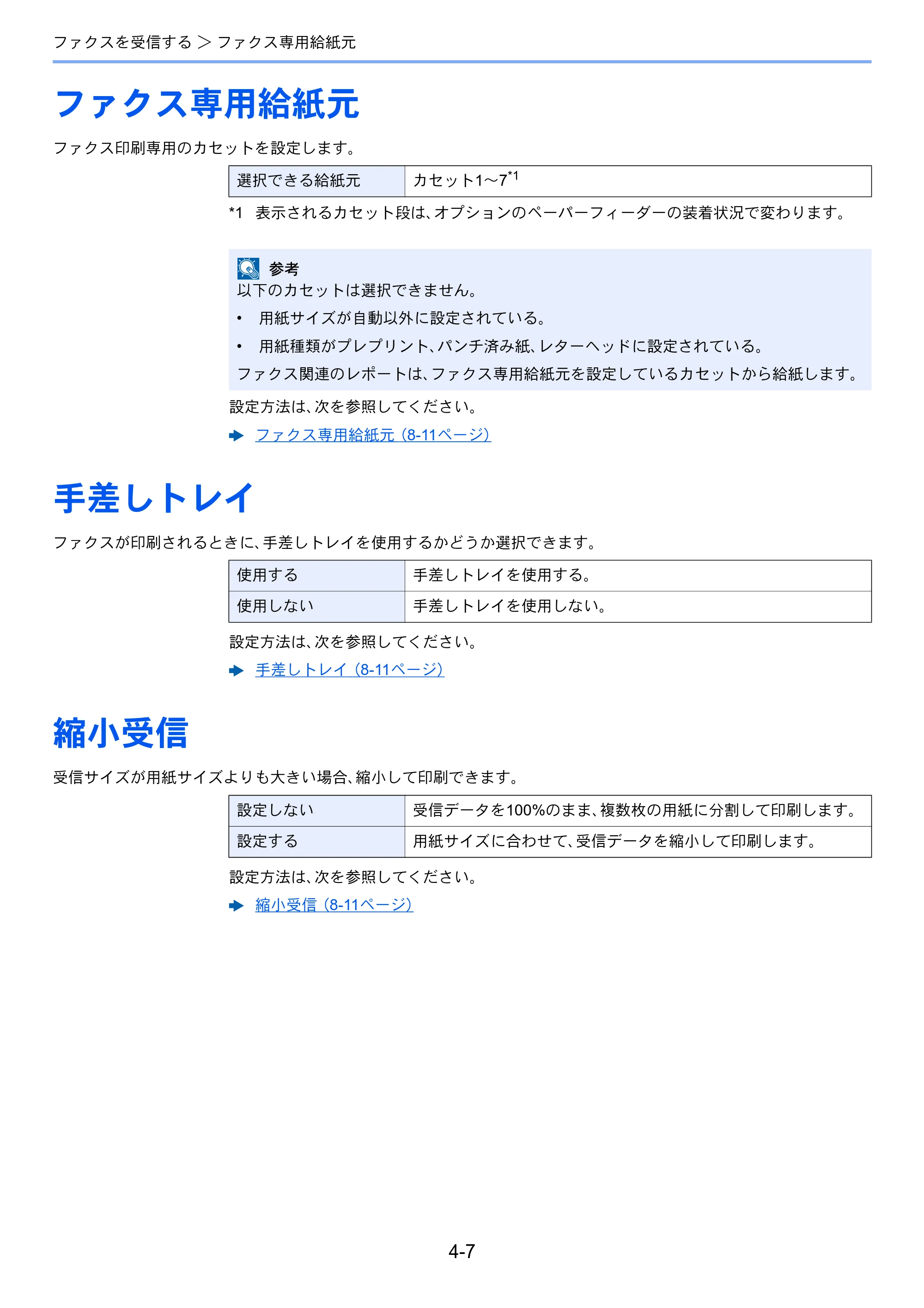 京セラ TASKalfa 2553ci / TASKalfa 3253ci / TASKalfa 4053ci TASKalfa 9003i/7003i FAX使用説明書 — ファクス専用給紙元 — 原本ページ — 94ページ