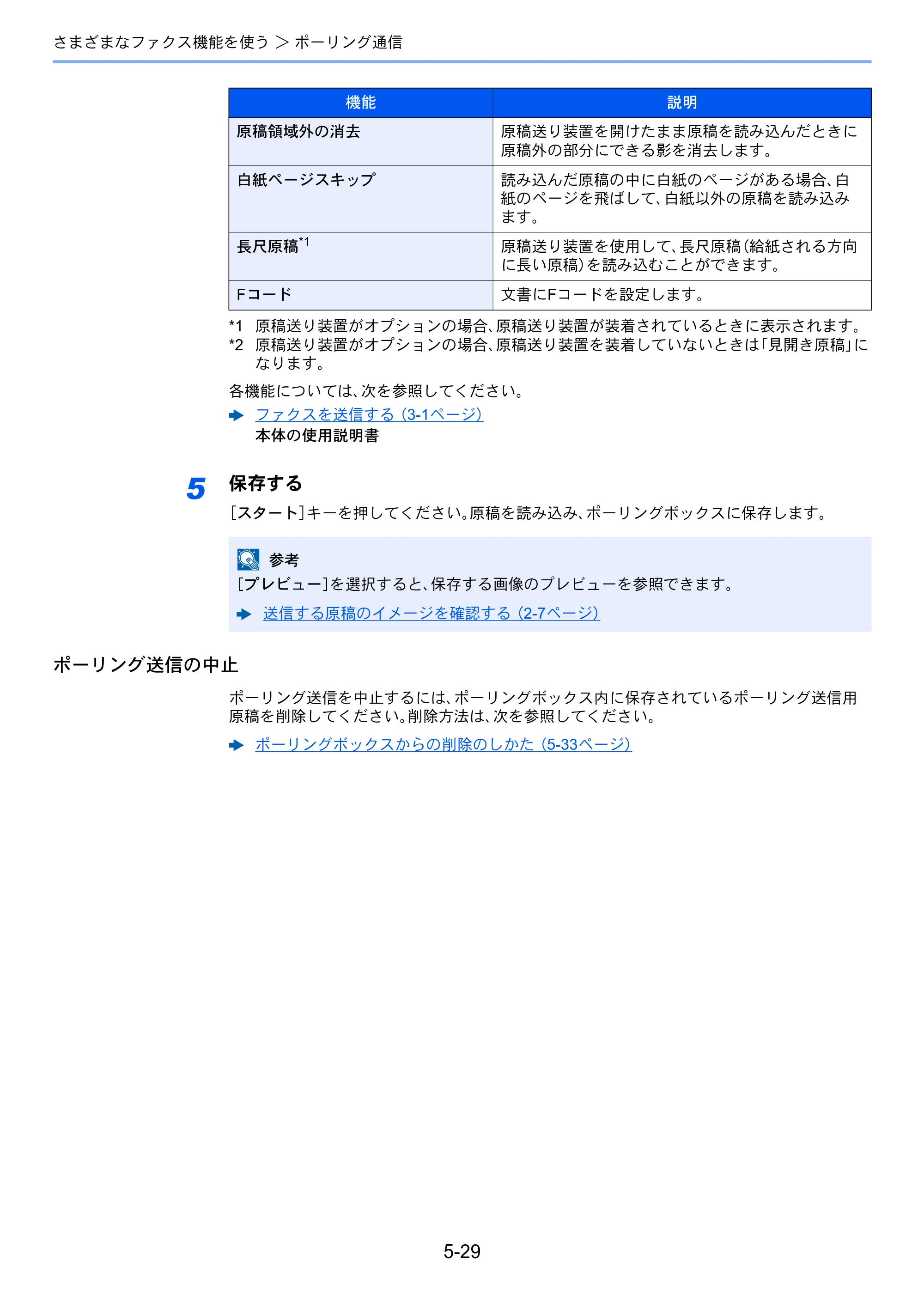 京セラ TASKalfa 2553ci / TASKalfa 3253ci / TASKalfa 4053ci TASKalfa 9003i/7003i FAX使用説明書 — 原本ページ — 125ページ