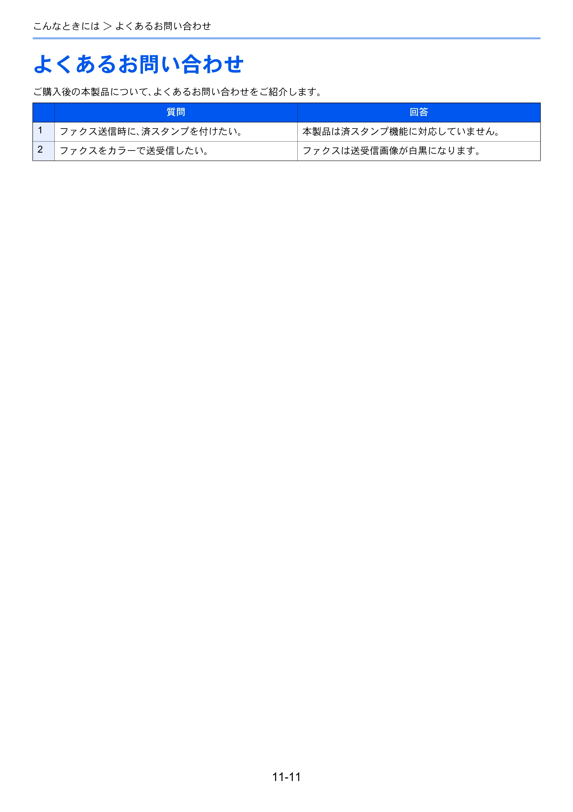 京セラ TASKalfa 2553ci / TASKalfa 3253ci / TASKalfa 4053ci TASKalfa 9003i/7003i FAX使用説明書 — よくあるお問い合わせ — 原本ページ — 245ページ