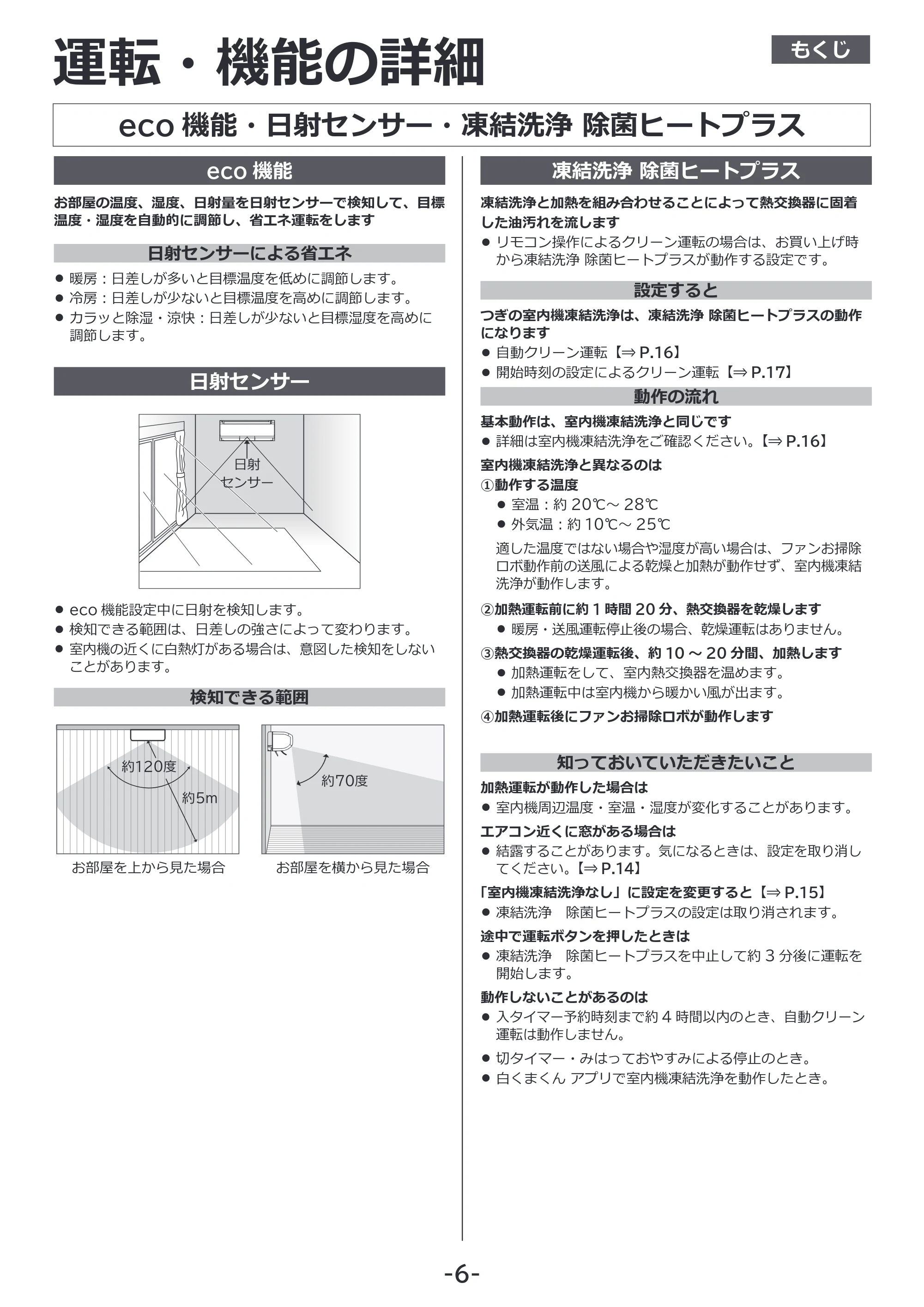 日立 RAS-ZJ2226SE / RAS-ZJ2526SE / RAS-ZJ2826SE 補足説明書(Web掲載のみ) — もくじ — 原本ページ — 6ページ
