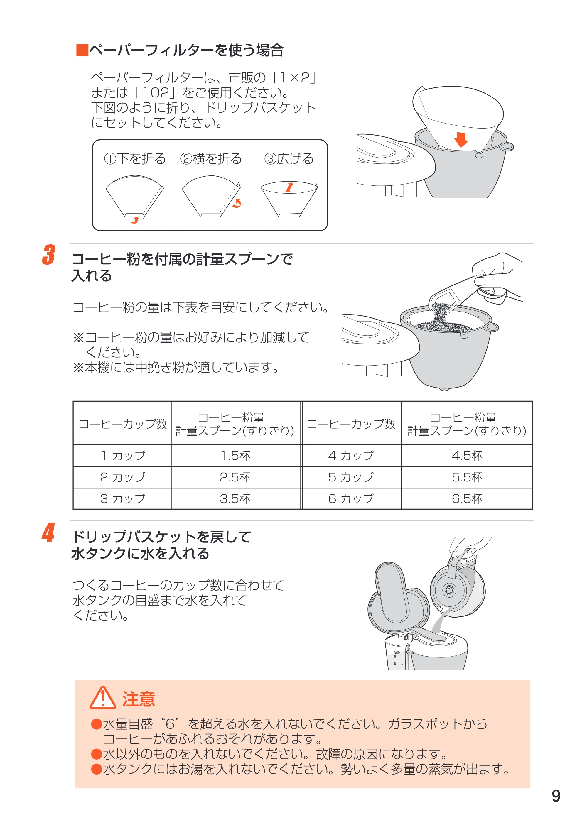 アイリスオーヤマ CMK-720 取扱説明書 — 原本ページ — 9ページ