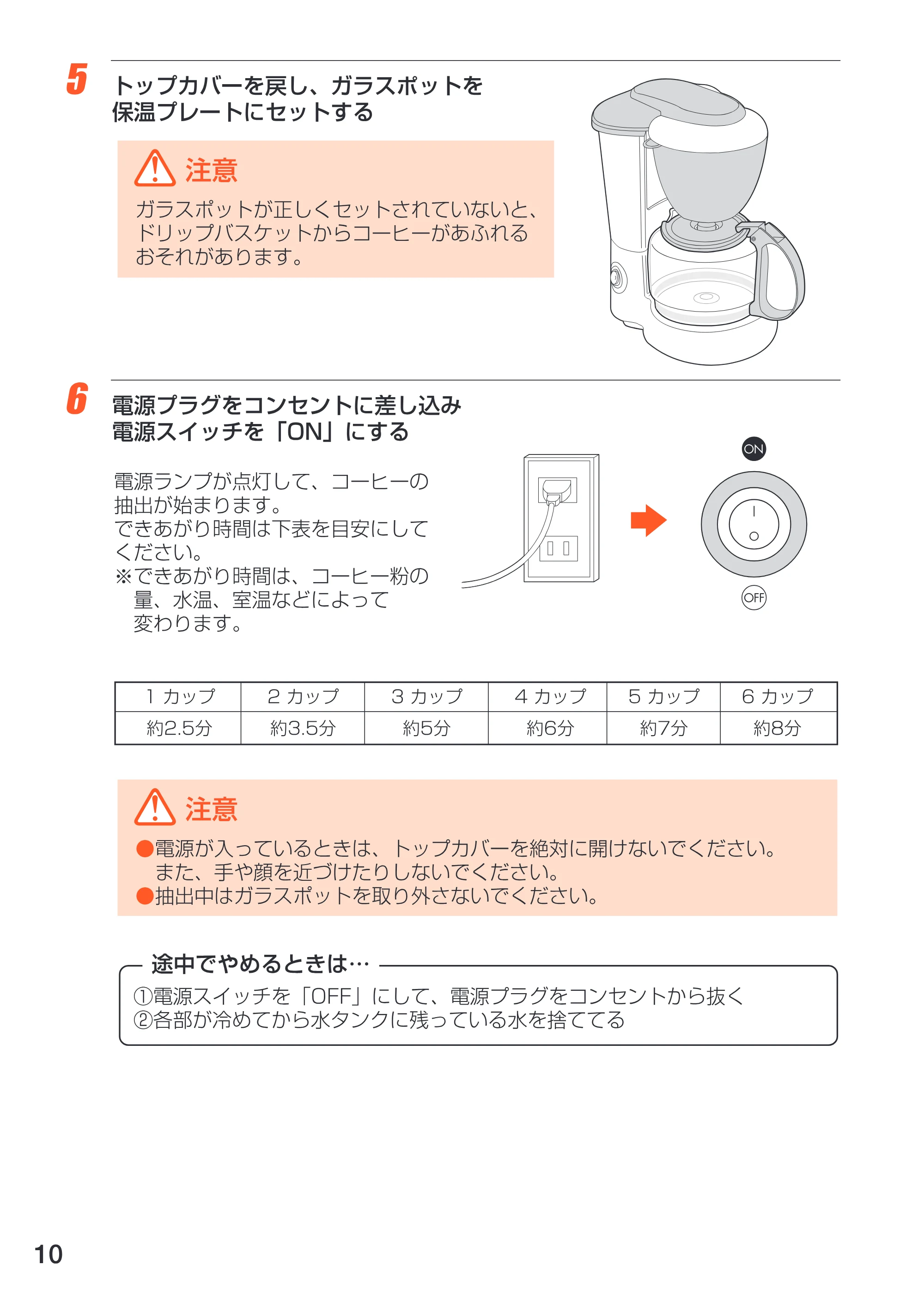 アイリスオーヤマ CMK-720 取扱説明書 — 原本ページ — 10ページ
