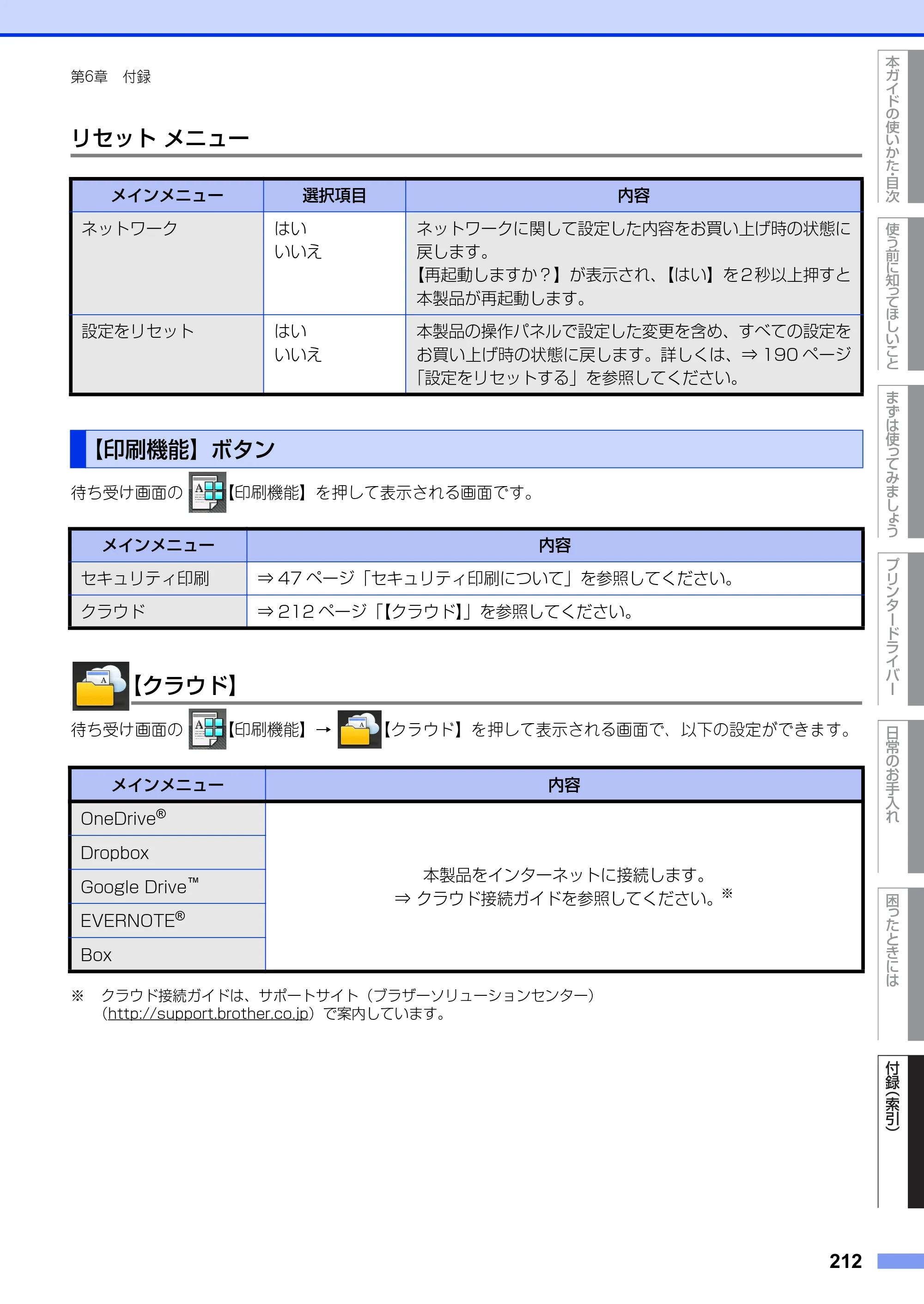 ブラザー HL-L6400DW ユーザーズガイド — 【印刷機能】ボタン — 原本ページ — 212ページ