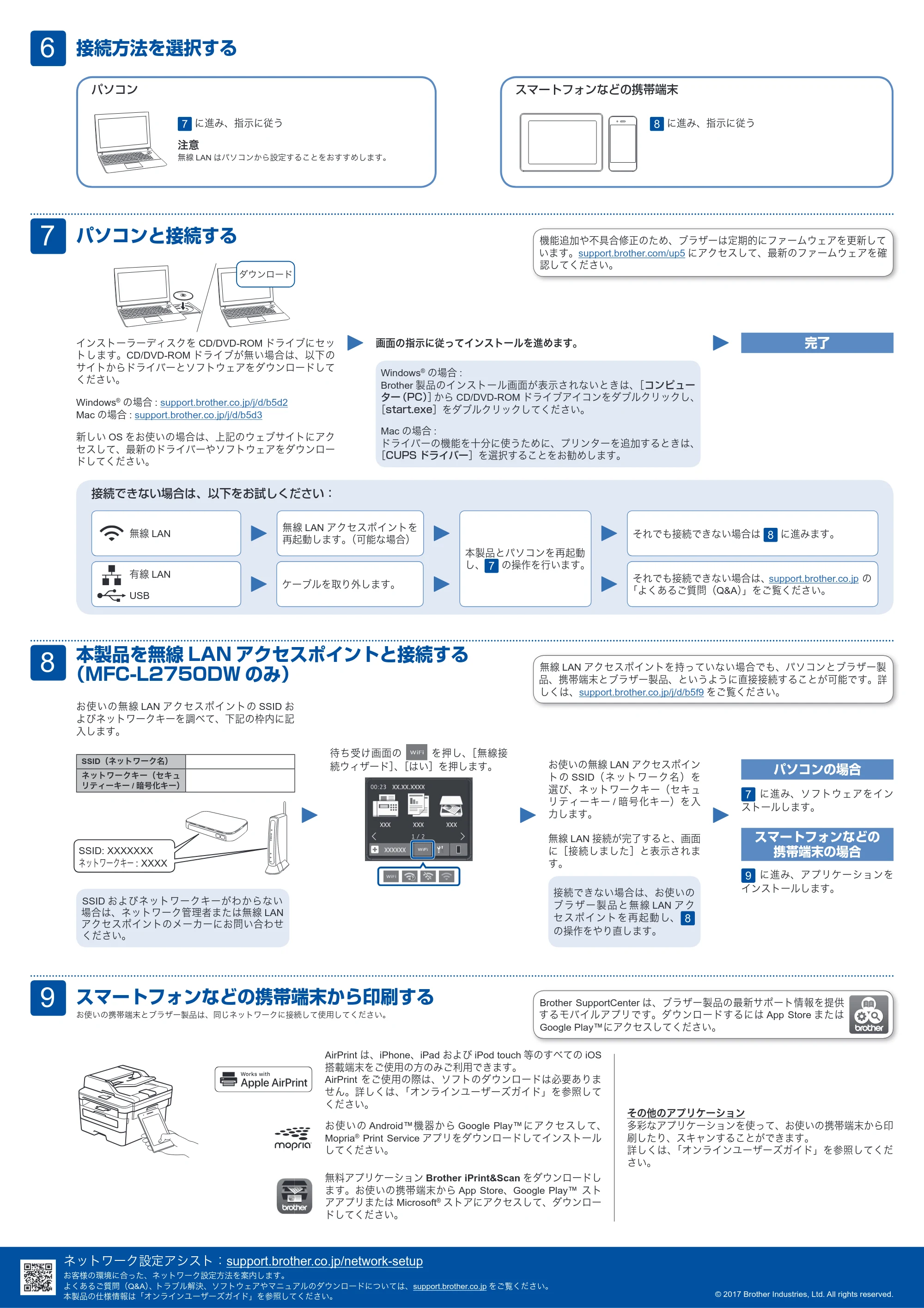 ブラザー MFC-L2730DN / MFC-L2750DW かんたん設置ガイド — 原本ページ — 2ページ