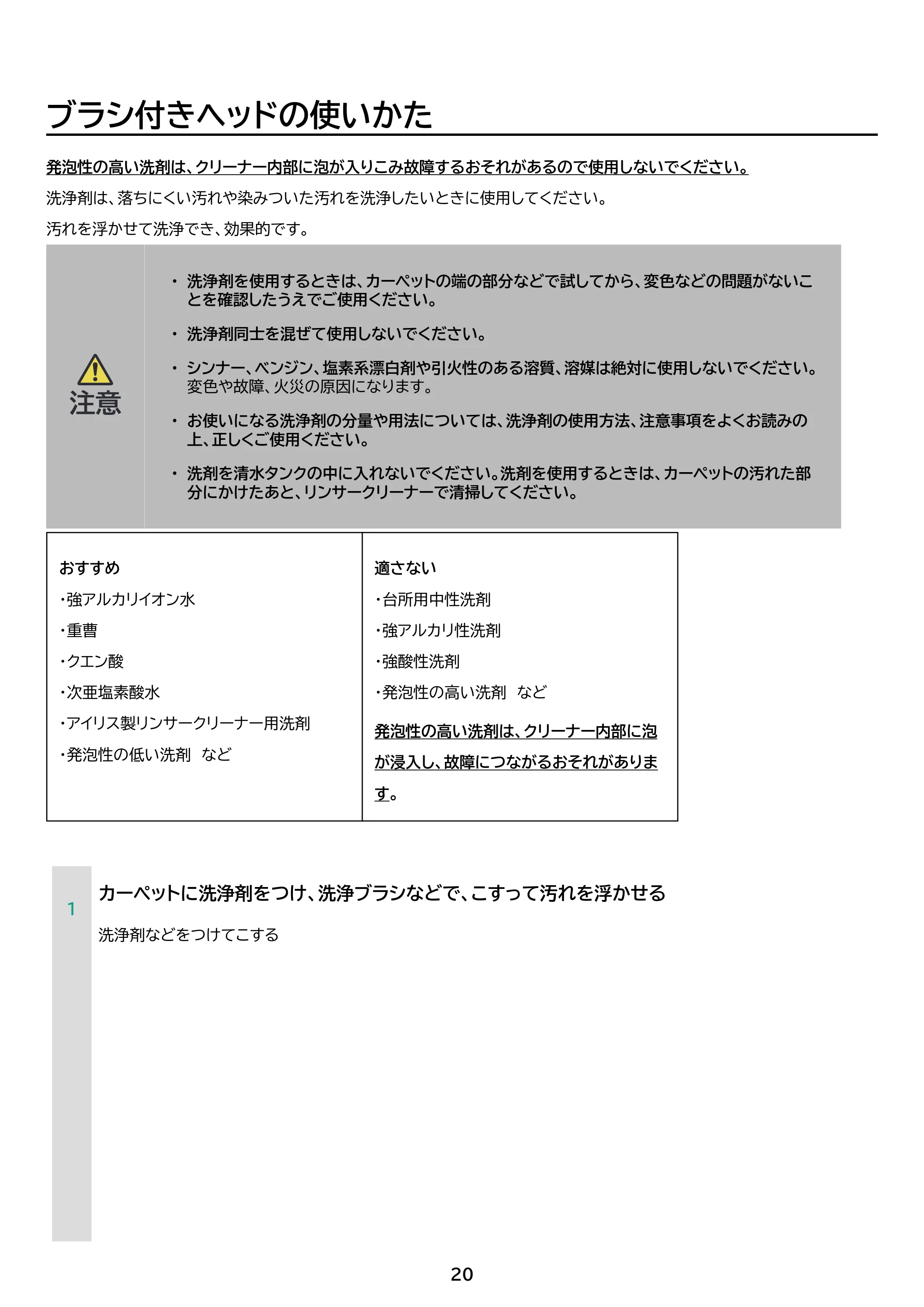 アイリスオーヤマ RNSP-P1600 取扱説明書 — 原本ページ — 20ページ