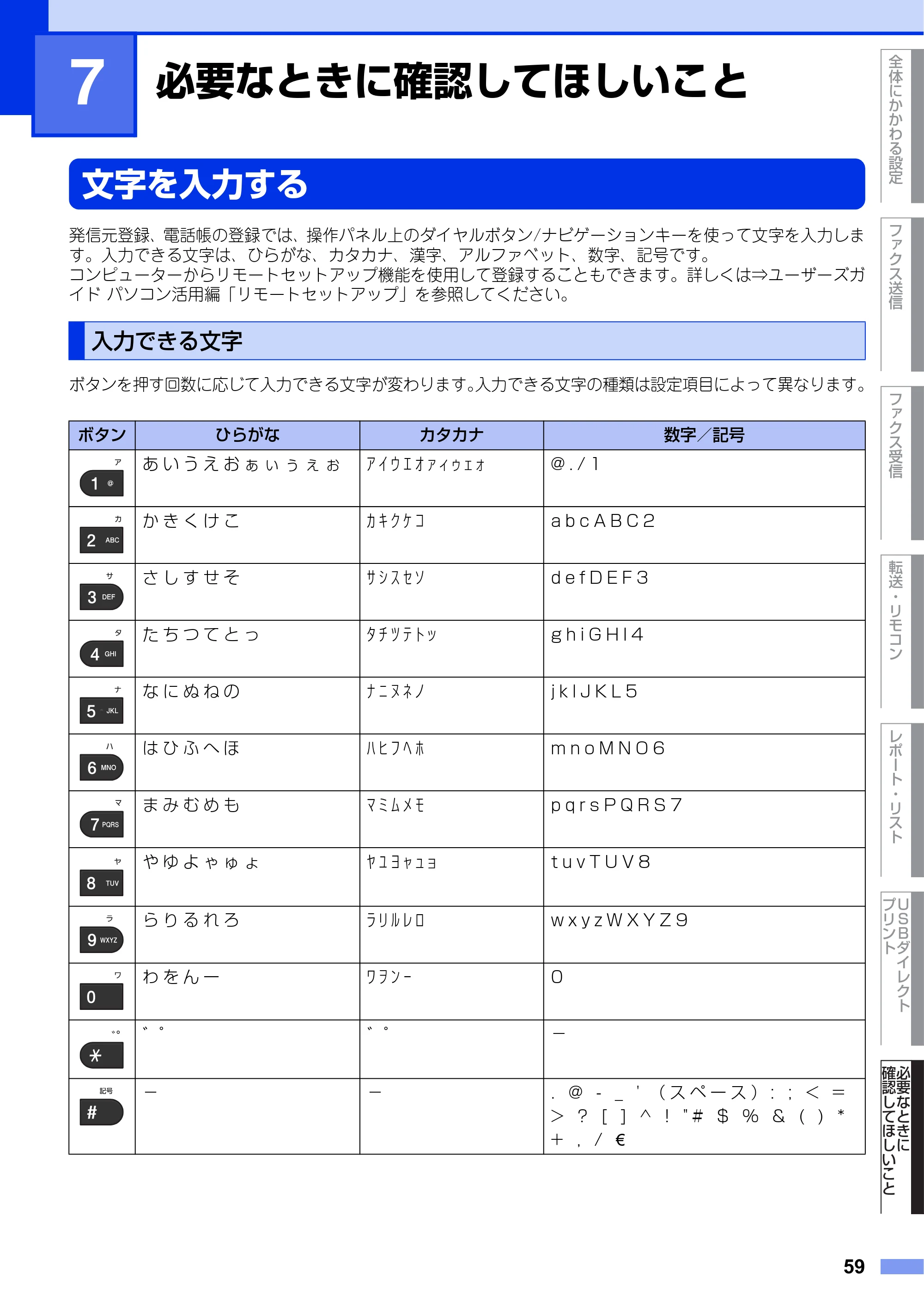ブラザー MFC-8520DN ユーザーズガイド ～応用編～ — 第7章 必要なときに確認してほしいこと — 原本ページ — 59ページ