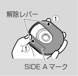 日立 DZ-MV730 取扱説明書 — ディスクの取り出しかた — 図版 81-1 — 81ページ