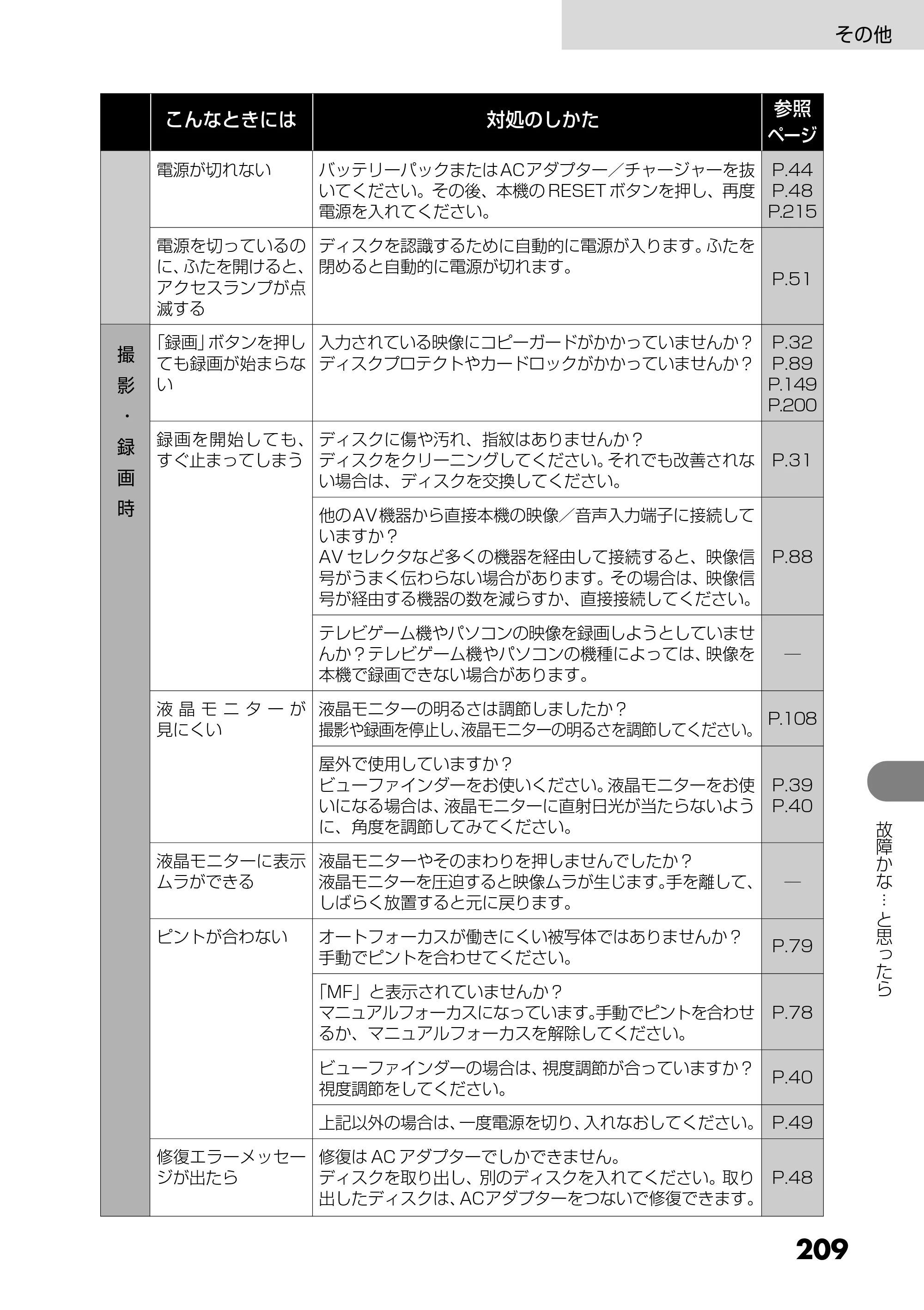 日立 DZ-MV730 取扱説明書 — 209 — 原本ページ — 97ページ