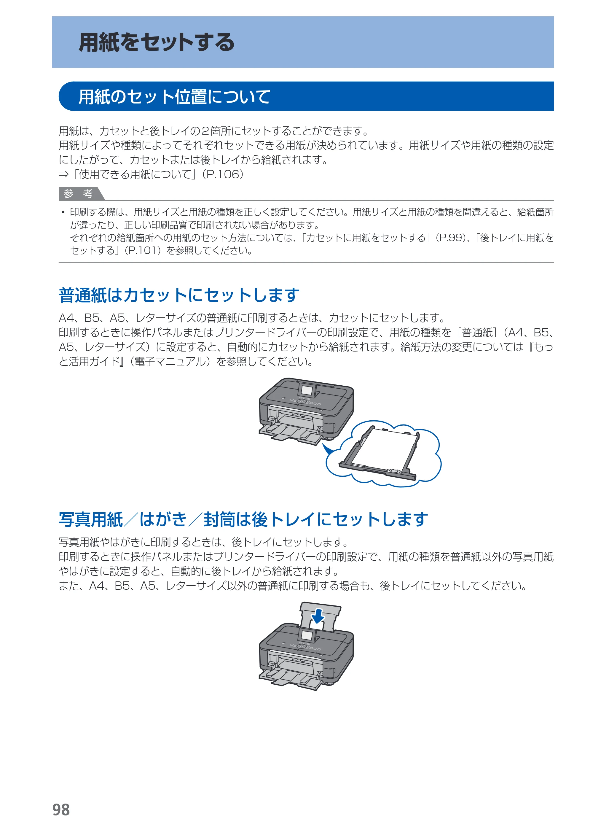キヤノン PIXUS MG6130 らくらく操作ガイド （PDF形式／27.59Mバイト） — 原本ページ — 100ページ