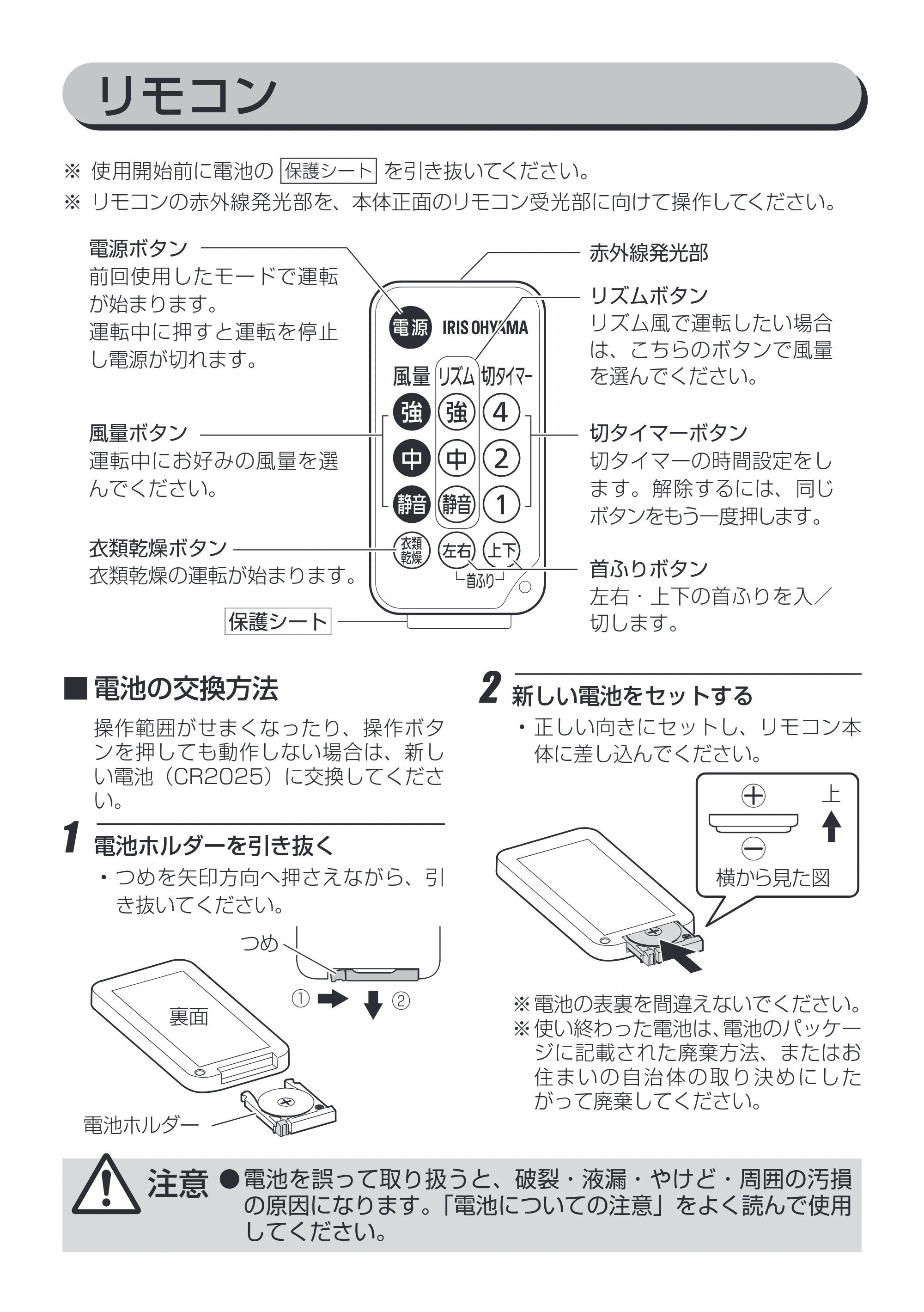 アイリスオーヤマ PCF-CT152 取扱説明書 — 原本ページ — 9ページ