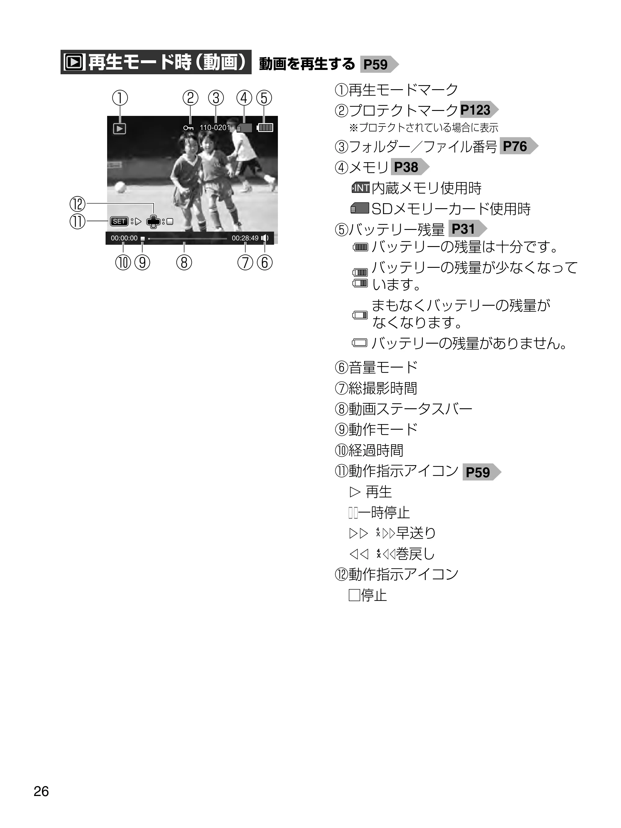 日立 HDC-1471 取扱説明書 — 原本ページ — 26ページ