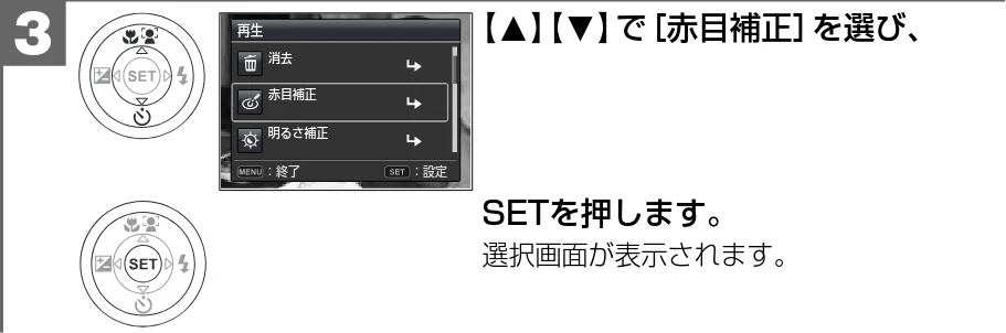 日立 HDC-1471 取扱説明書 — 再生(静止画・動画)について — 図版 117-3 — 117ページ