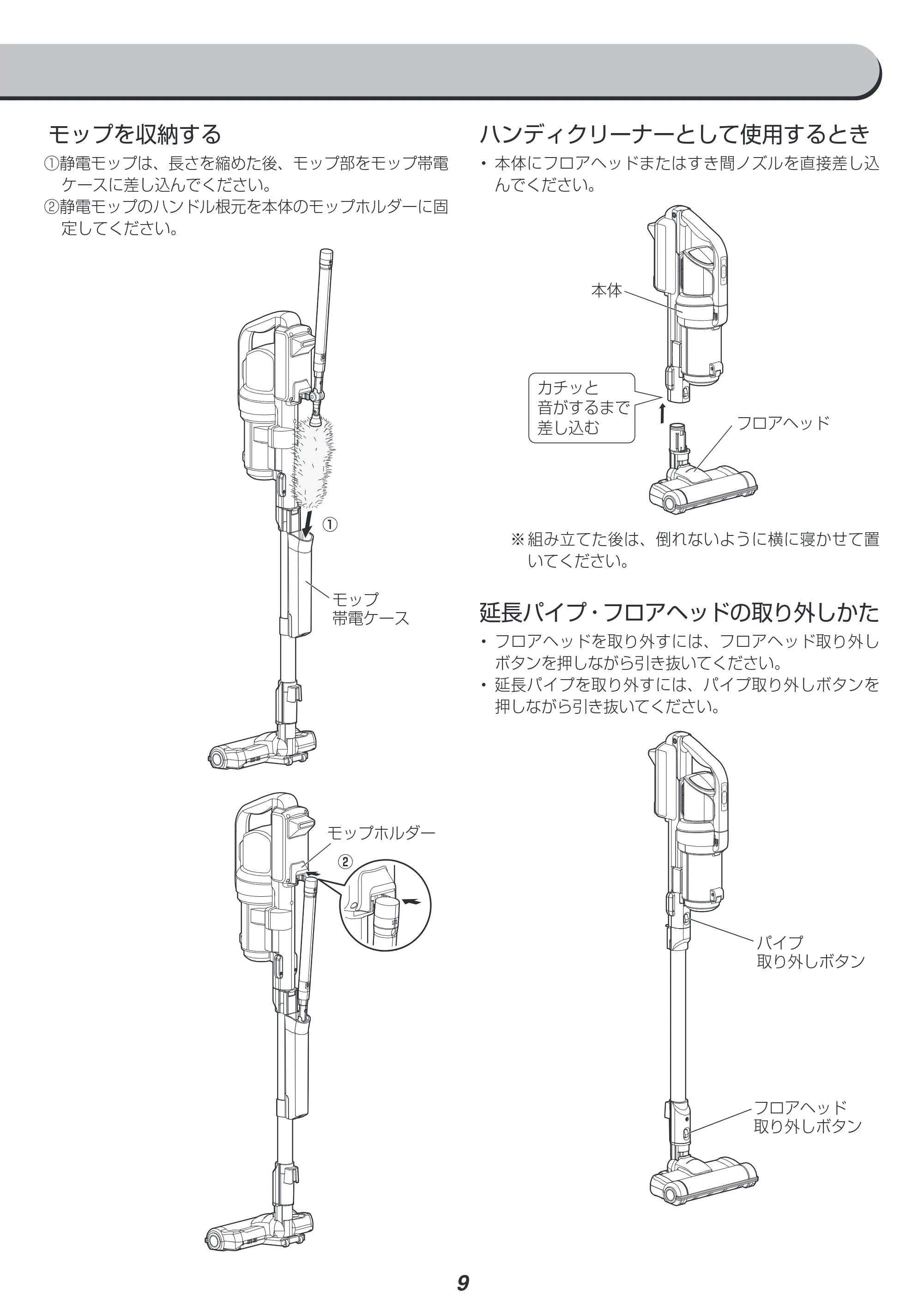 アイリスオーヤマ SCD-131P 取扱説明書 — 原本ページ — 9ページ