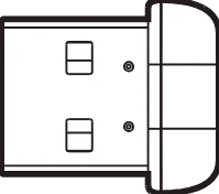 エレコム WDC-433SU2M2BK / WDC-433SU2M2WH 4.ユーザーズマニュアル（Windows版） — Wireless LAN Adapter — 図版 1-1 — 1ページ