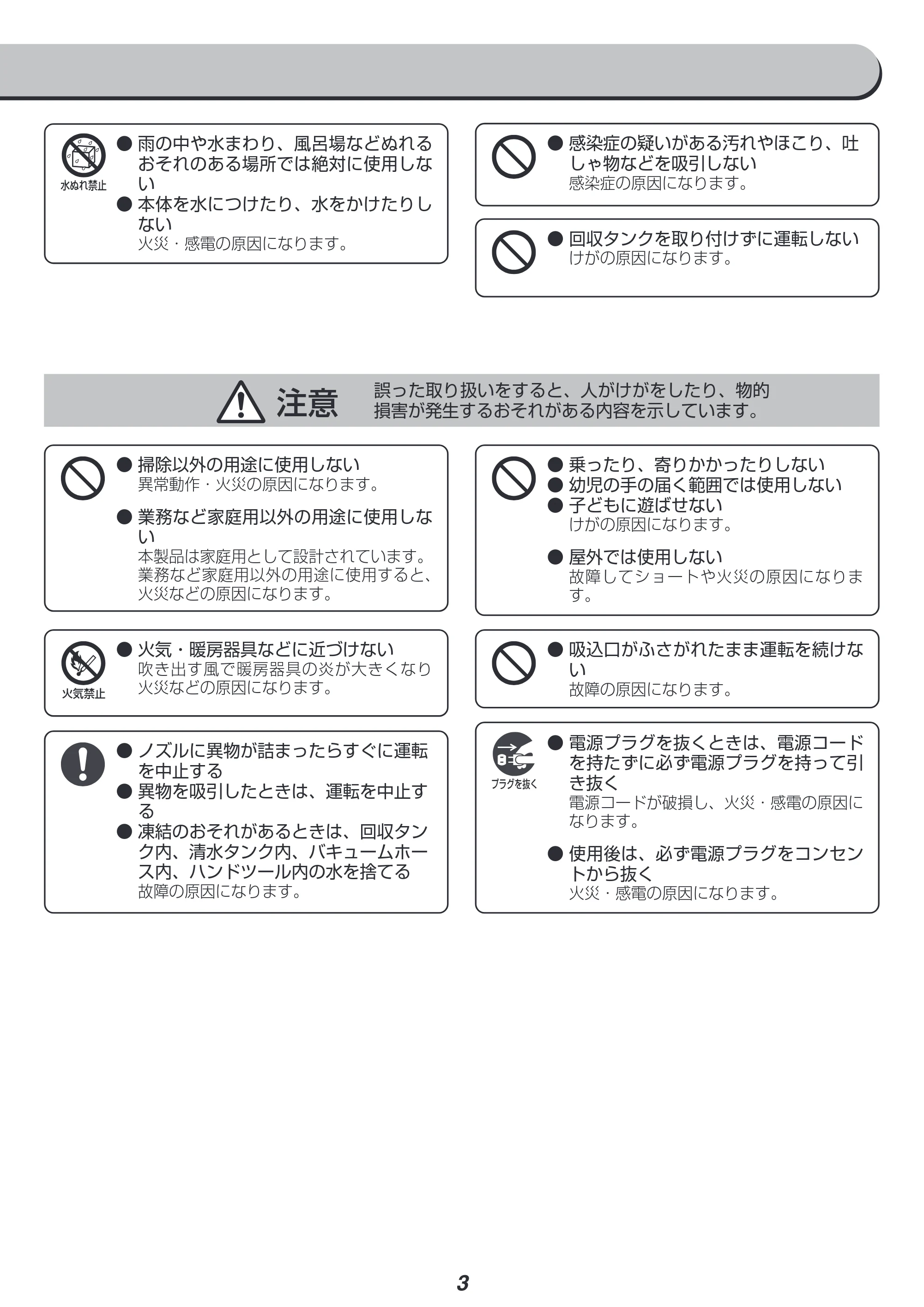 アイリスオーヤマ RNSK-300 取扱説明書 — 原本ページ — 3ページ