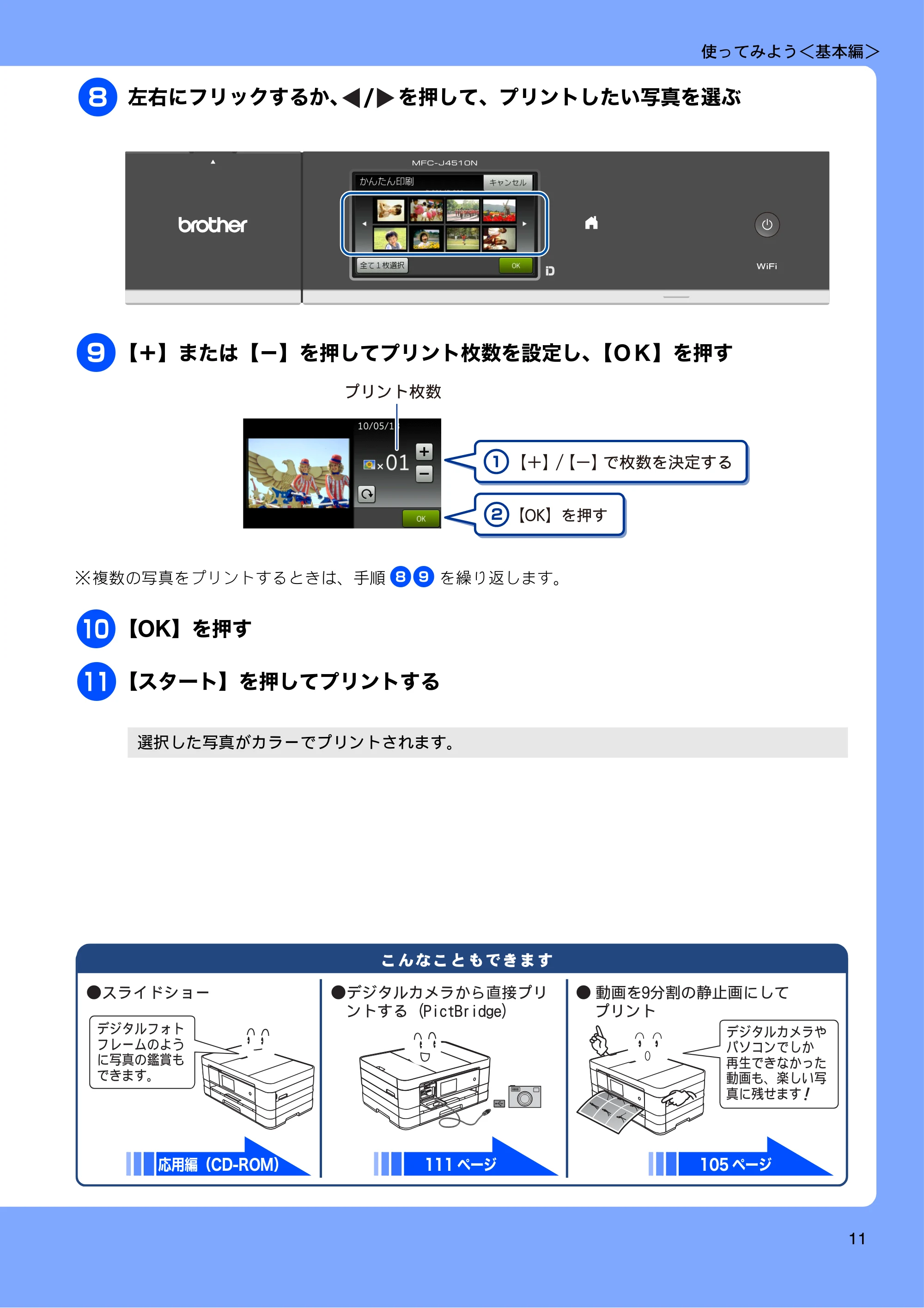 ブラザー MFC-J4510N / MFC-J4910CDW ユーザーズガイド ~基本編~ — 原本ページ — 13ページ