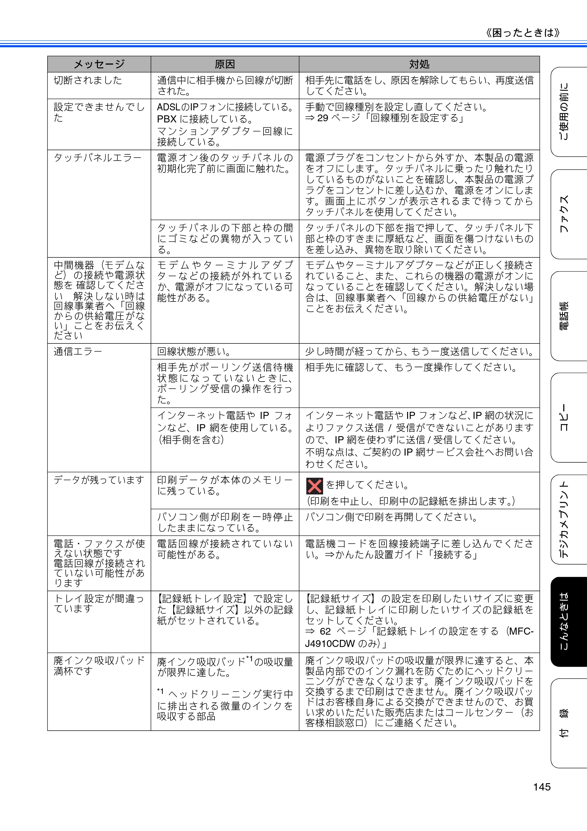 ブラザー MFC-J4510N / MFC-J4910CDW ユーザーズガイド ～基本編～ — 原本ページ — 147ページ