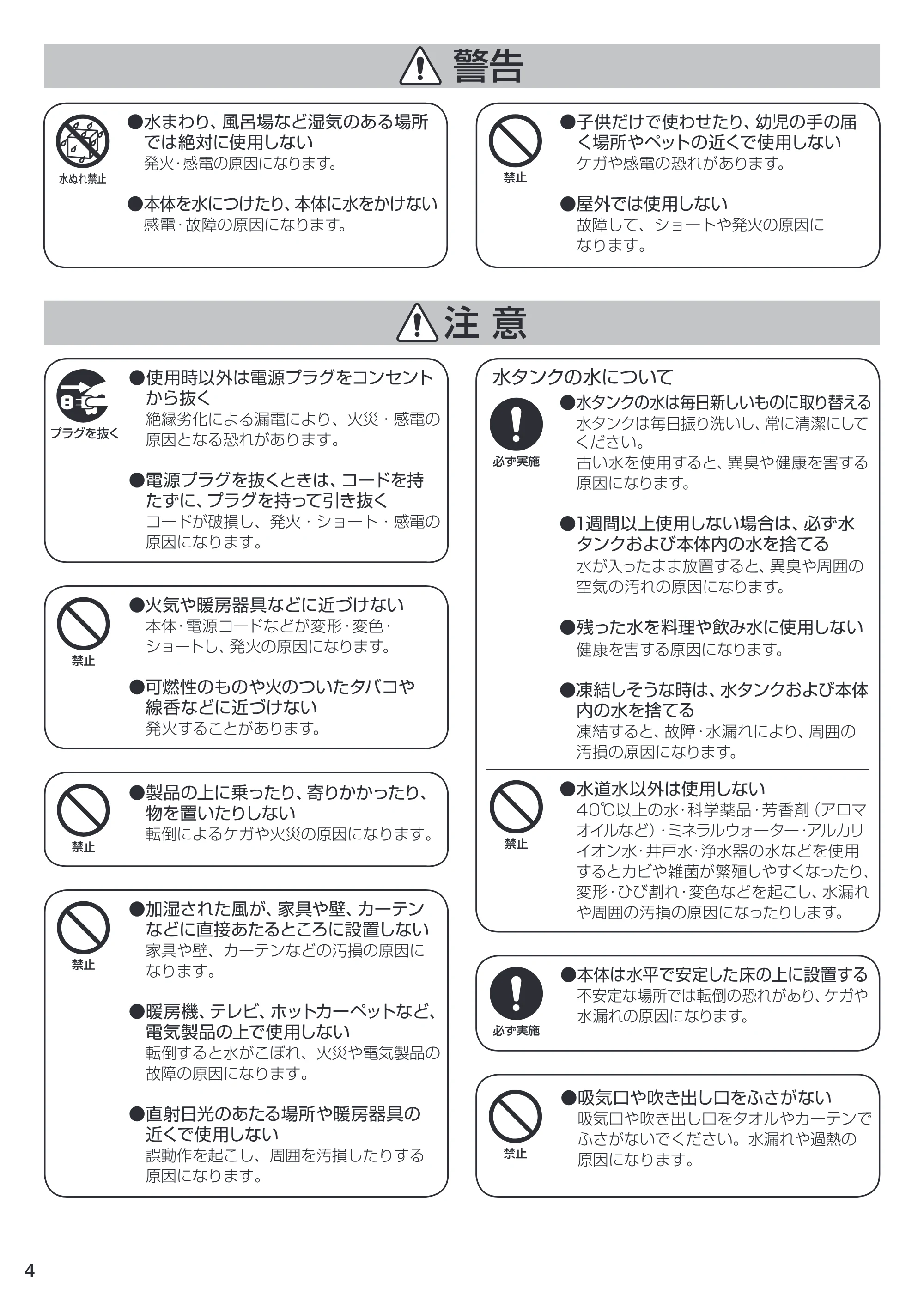 アイリスオーヤマ EHH-500 取扱説明書 — EHH-04 [Converted] — 原本ページ — 4ページ