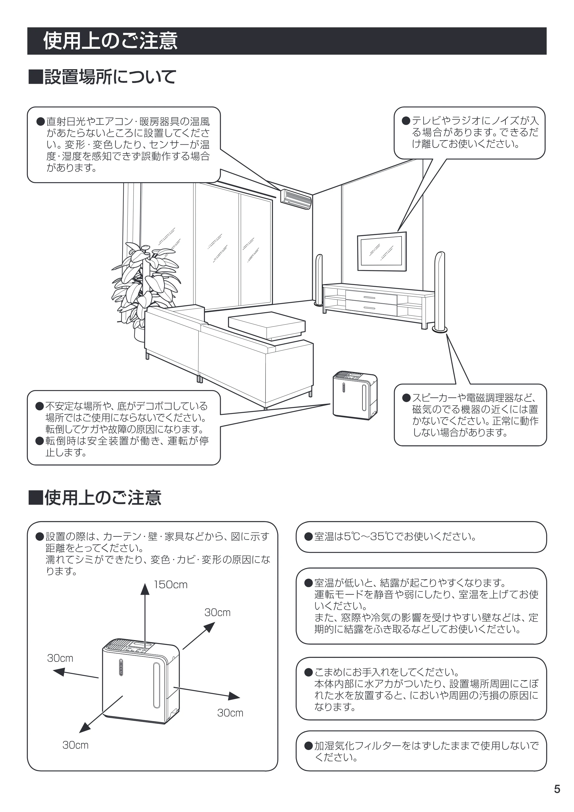 アイリスオーヤマ EHH-500 取扱説明書 — EHH-05 [Converted] — 原本ページ — 5ページ