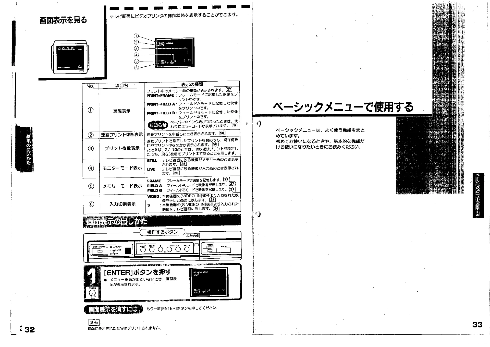日立 VY190VS 取扱説明書 — 画面表示を見る — 図版 17-1 — 17ページ