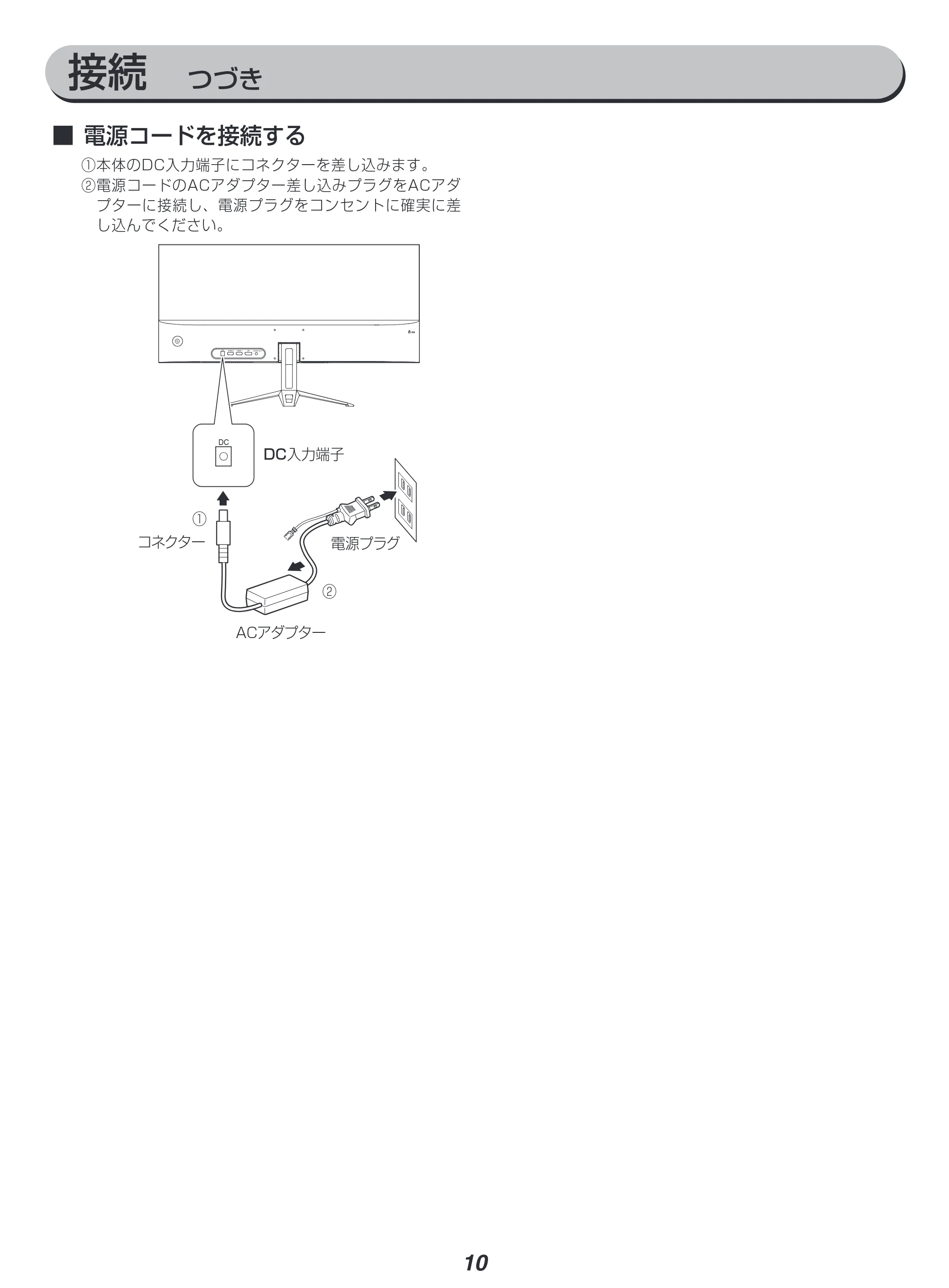 アイリスオーヤマ ILD-AW29FHD 取扱説明書 — 原本ページ — 10ページ
