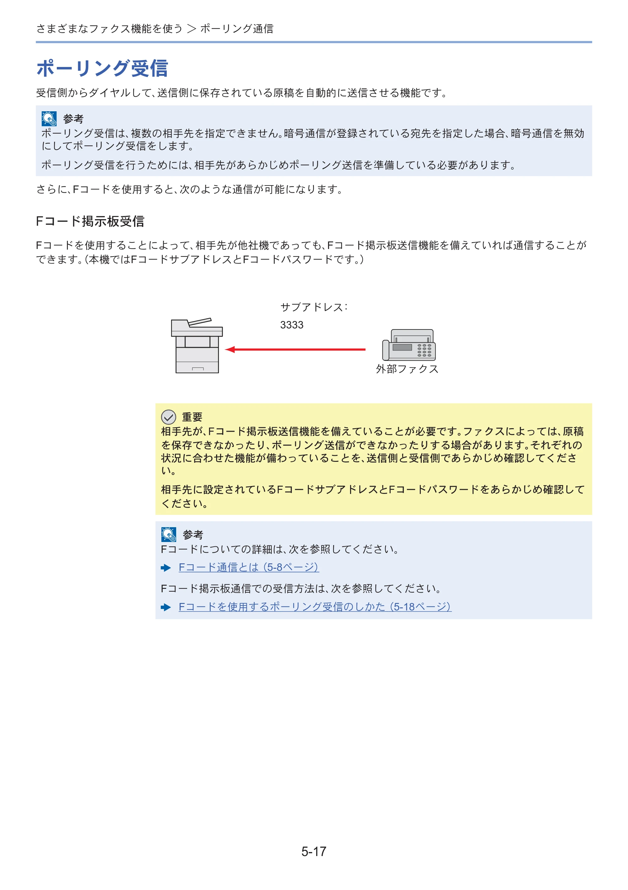 京セラ ECOSYS M3645idn ECOSYS M3645idn FAX使用説明書 — 原本ページ — 86ページ