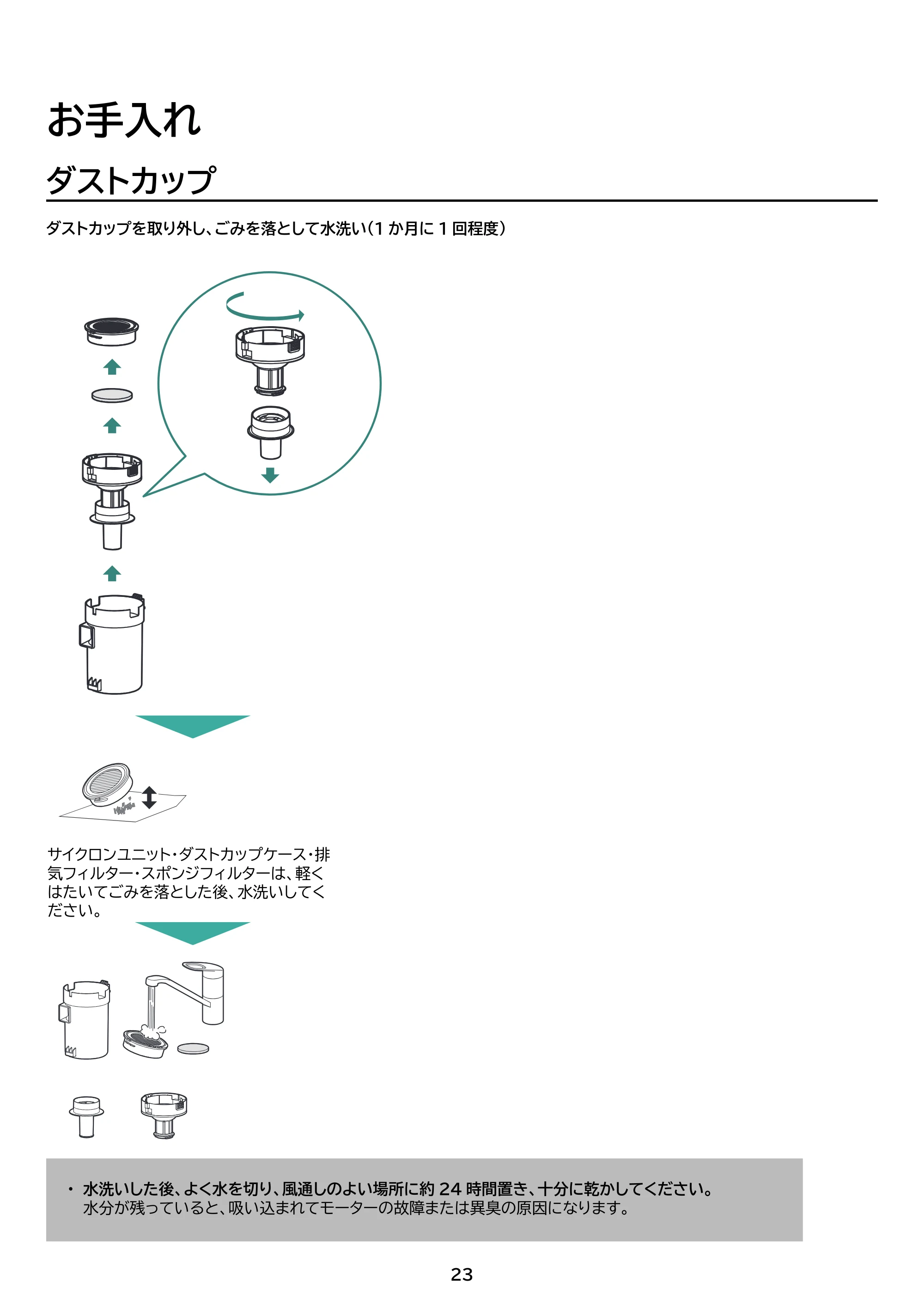 アイリスオーヤマ SCA-112 取扱説明書 — 原本ページ — 23ページ