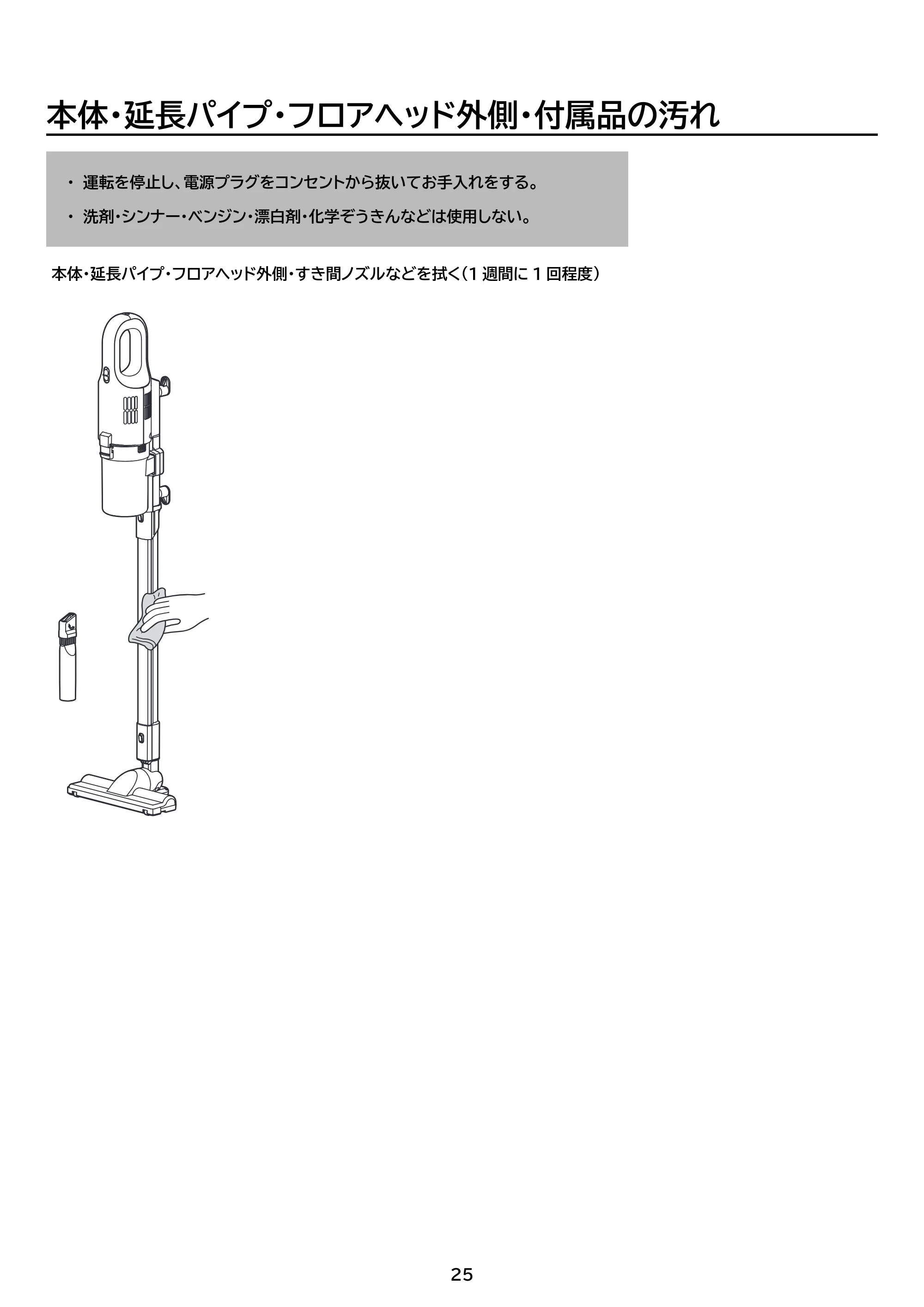 アイリスオーヤマ SCA-112 取扱説明書 — 原本ページ — 25ページ