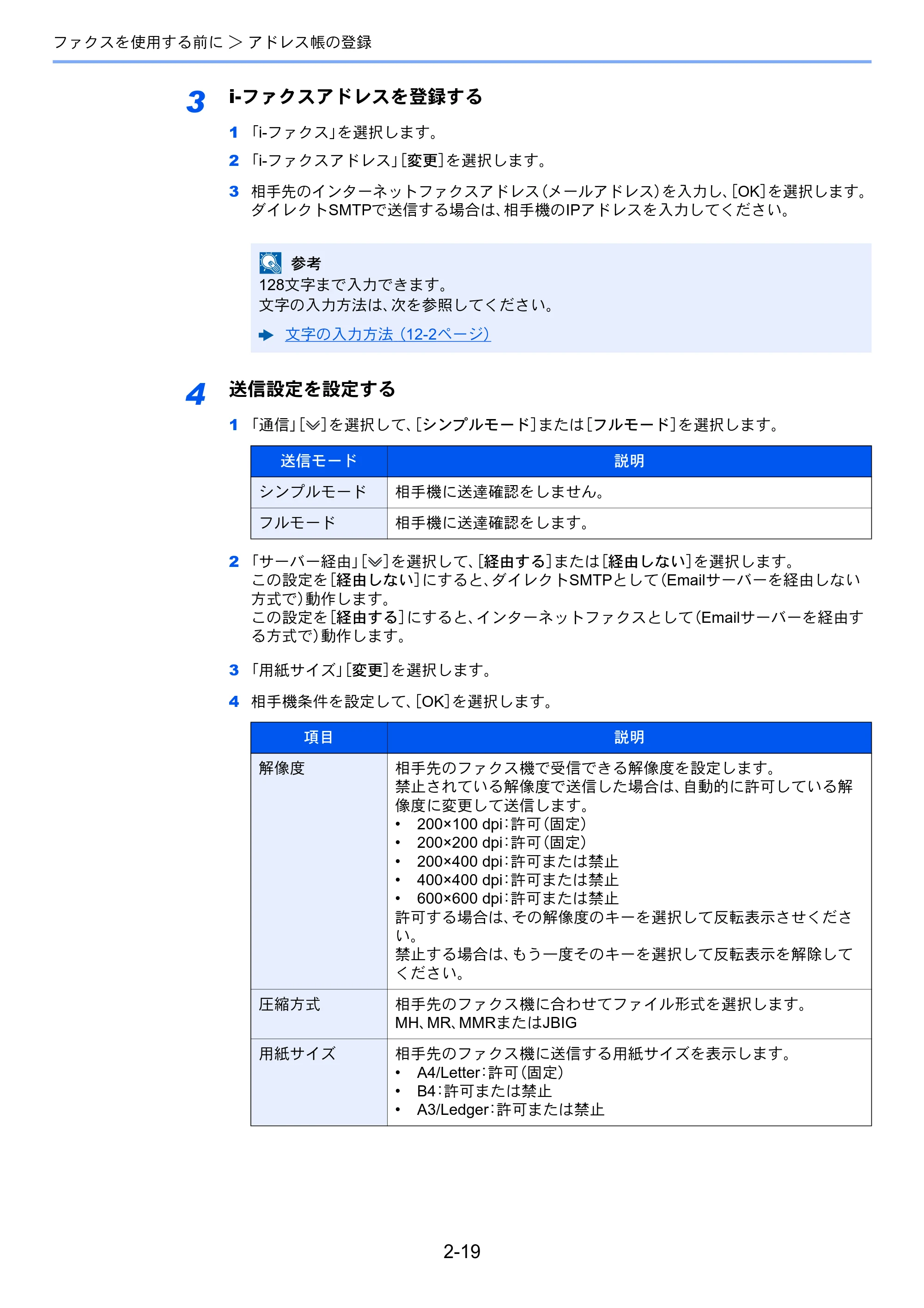 京セラ TASKalfa 2552ci / TASKalfa 3252ci / TASKalfa 4052ci TASKalfa 6002i/5002i/4002i FAX使用説明書 — 原本ページ — 39ページ