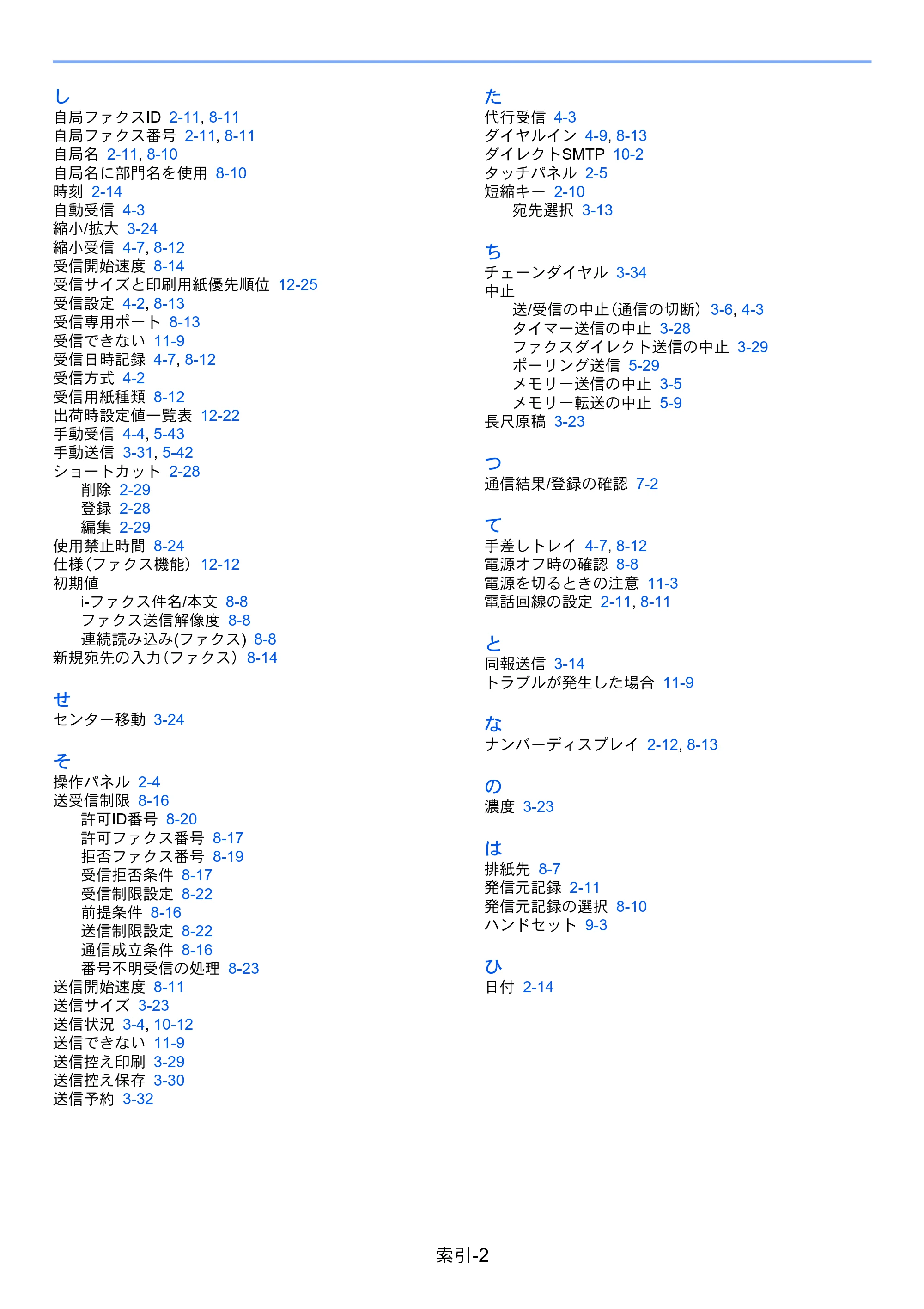 京セラ TASKalfa 2552ci / TASKalfa 3252ci / TASKalfa 4052ci TASKalfa 6002i/5002i/4002i FAX使用説明書 — 原本ページ — 273ページ