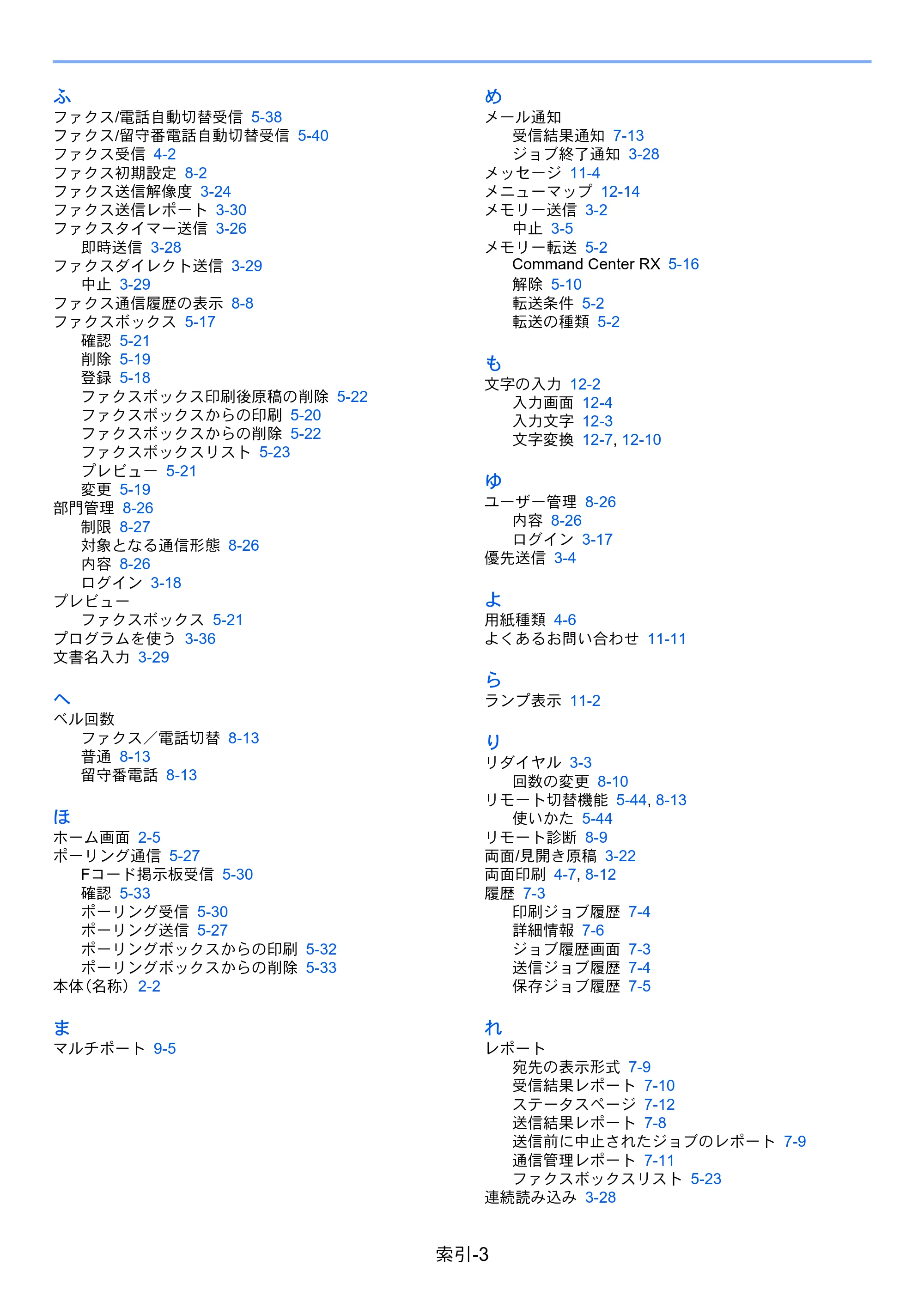 京セラ TASKalfa 2552ci / TASKalfa 3252ci / TASKalfa 4052ci TASKalfa 6002i/5002i/4002i FAX使用説明書 — 原本ページ — 274ページ