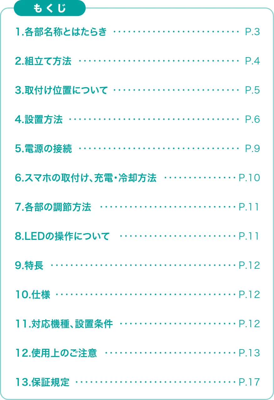 サンワサプライ 200-CAR116 取扱説明書 — 図版 2-1 — 2ページ