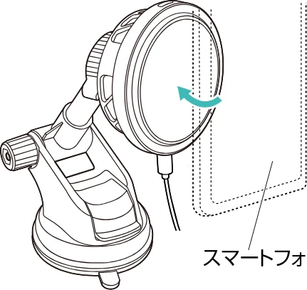 サンワサプライ 200-CAR116 取扱説明書 — 6.スマホの取付け、充電・冷却方法 — 図版 10-1 — 10ページ