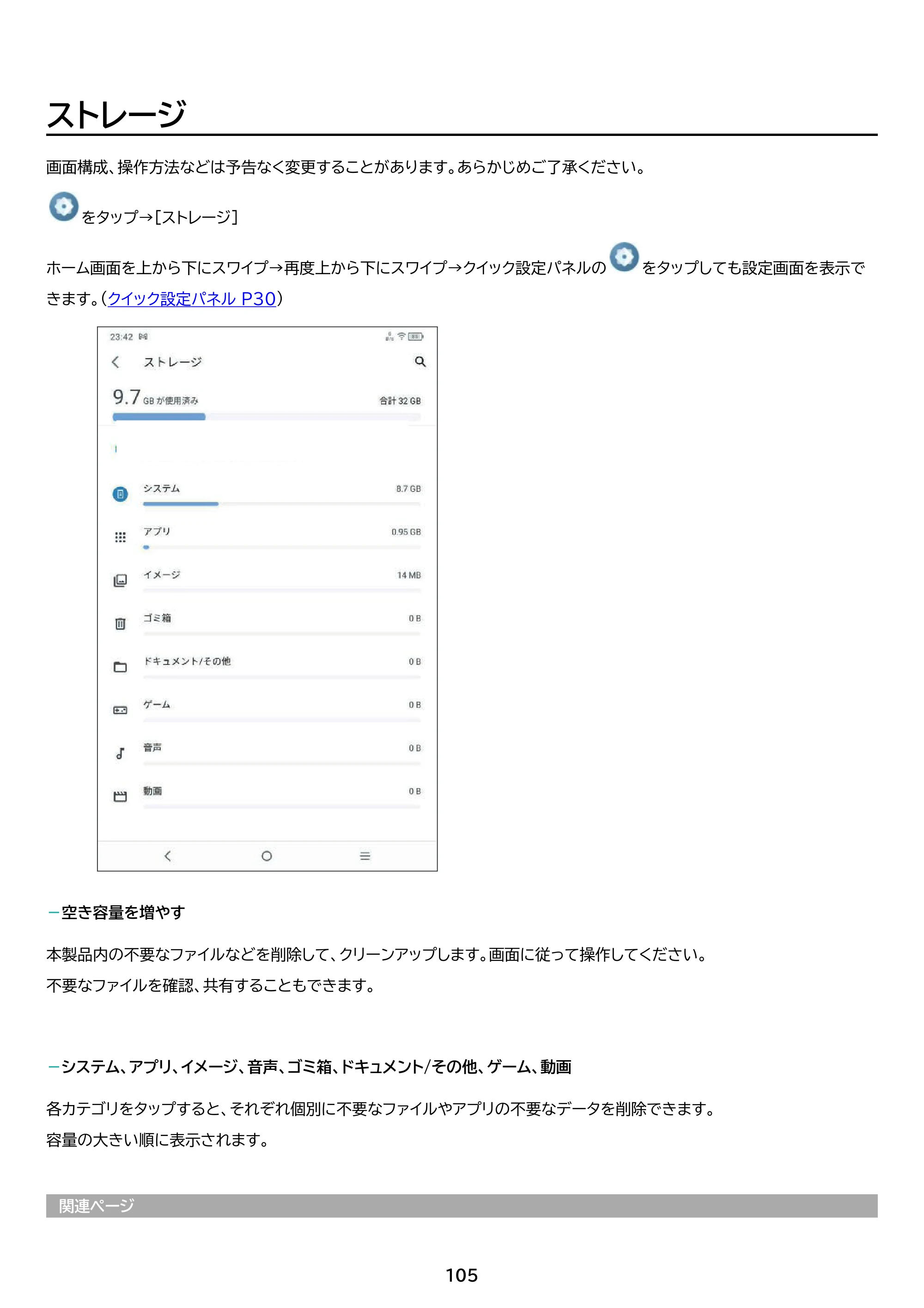 アイリスオーヤマ TE082M2N1-B 取扱説明書 — 原本ページ — 105ページ