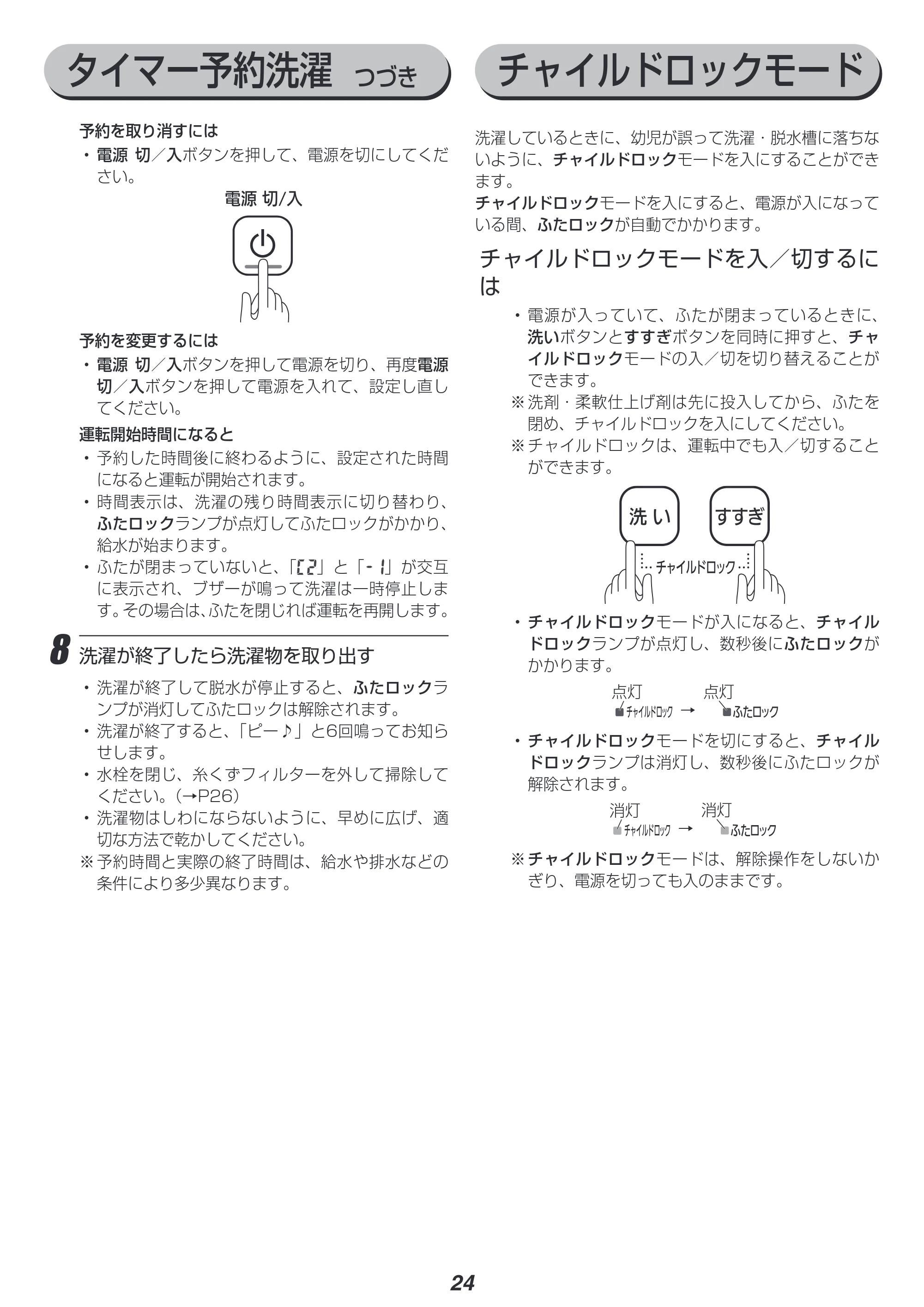 アイリスオーヤマ IAW-T704 取扱説明書 — 原本ページ — 24ページ