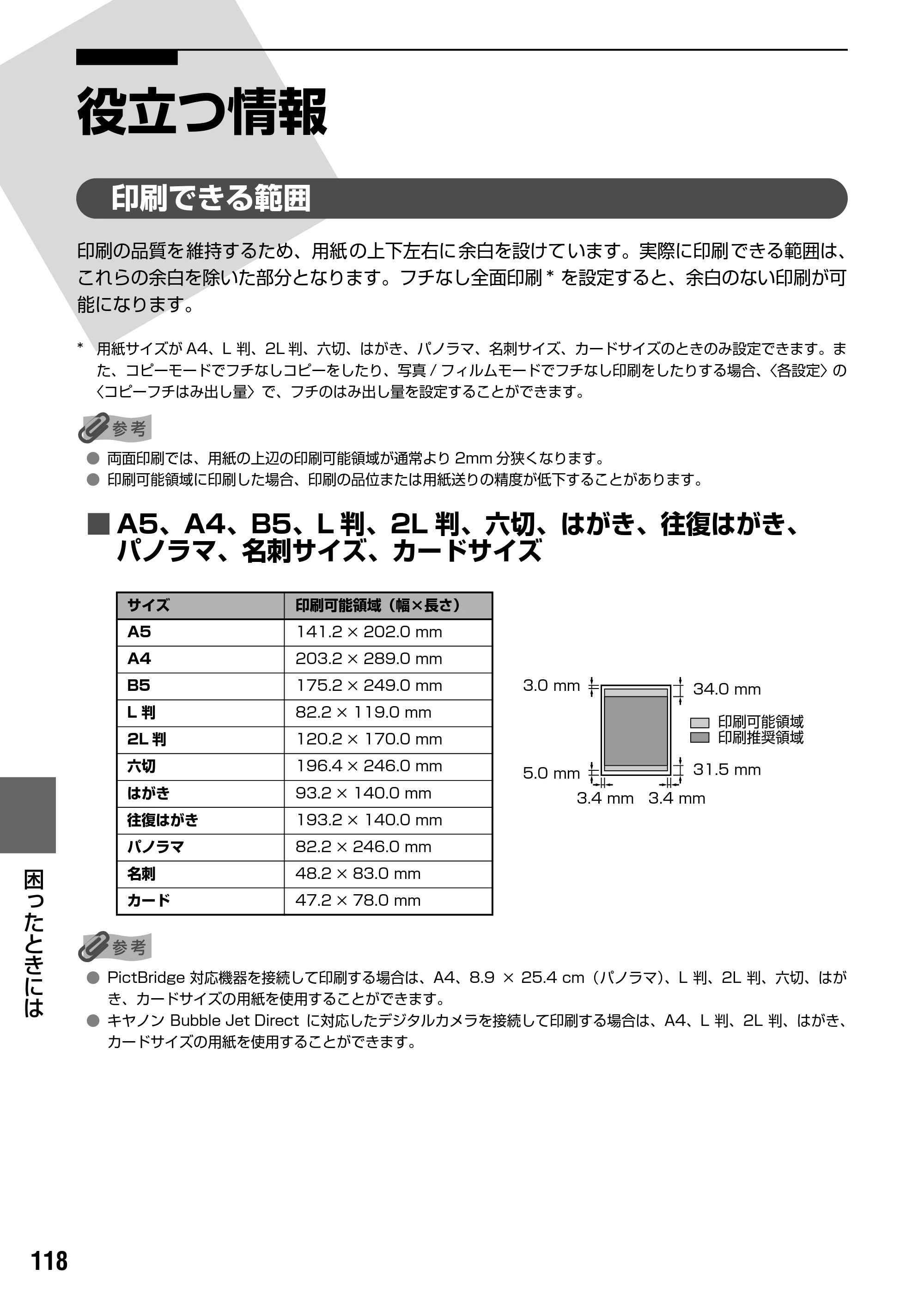 キヤノン PIXUS MP800 操作ガイド（本体操作編） （PDF形式／7.9Mバイト） — 原本ページ — 120ページ