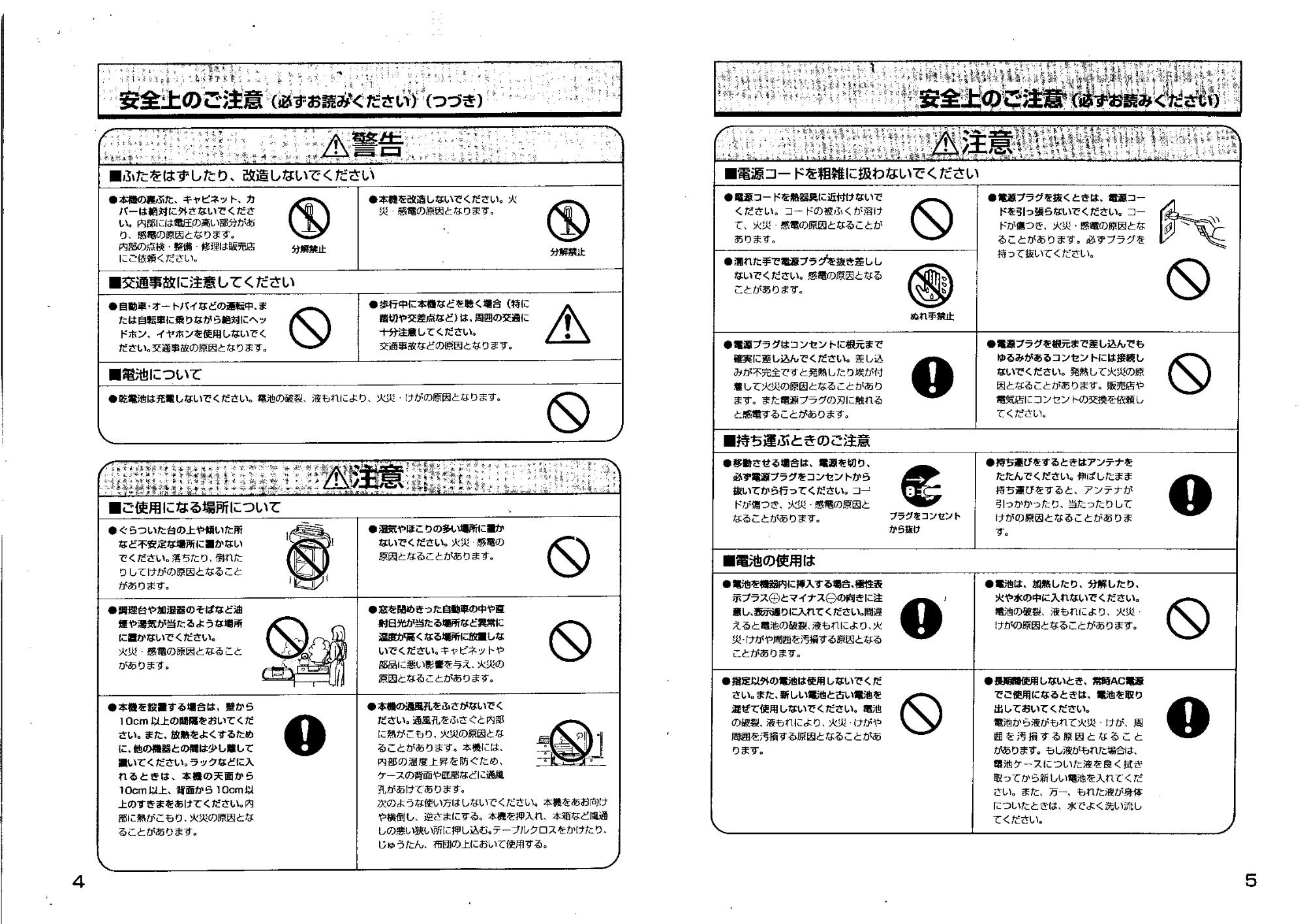 日立 TRKS50 取扱説明書 — 原本ページ — 3ページ