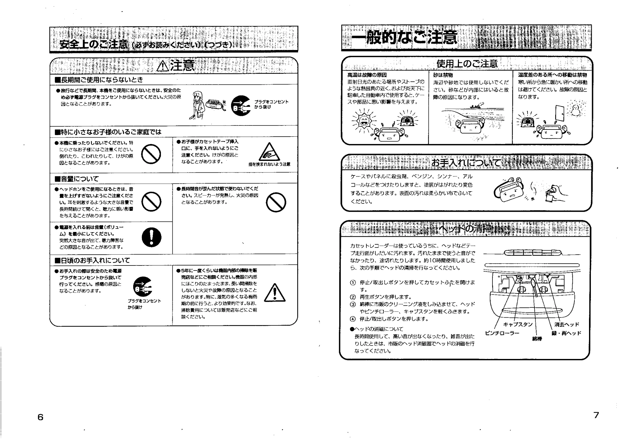 日立 TRKS50 取扱説明書 — 一般的なご注意 — 図版 4-1 — 4ページ