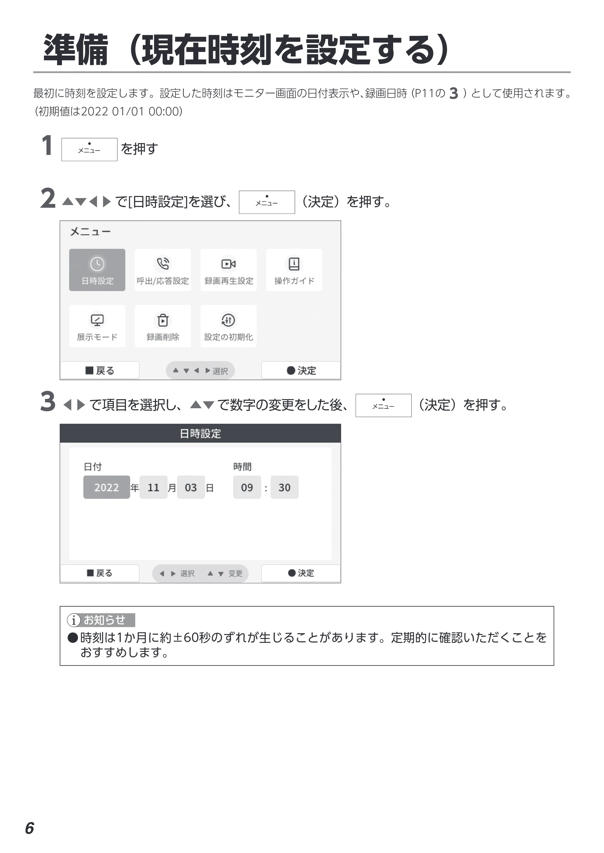 アイリスオーヤマ TD-SM3010T-WSH 取扱説明書 — 原本ページ — 6ページ