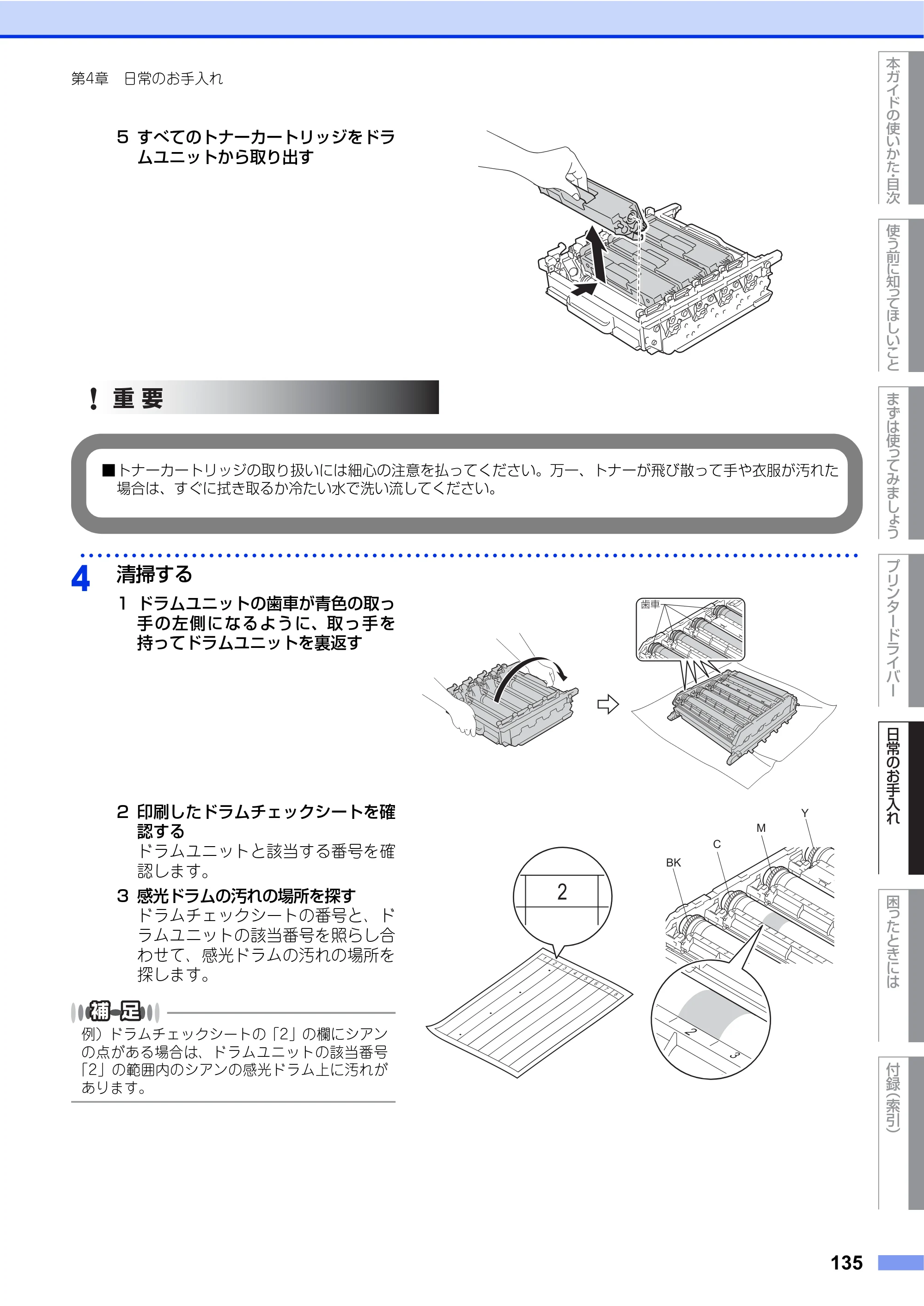 ブラザー HL-L9200CDWT ユーザーズガイド — 原本ページ — 135ページ