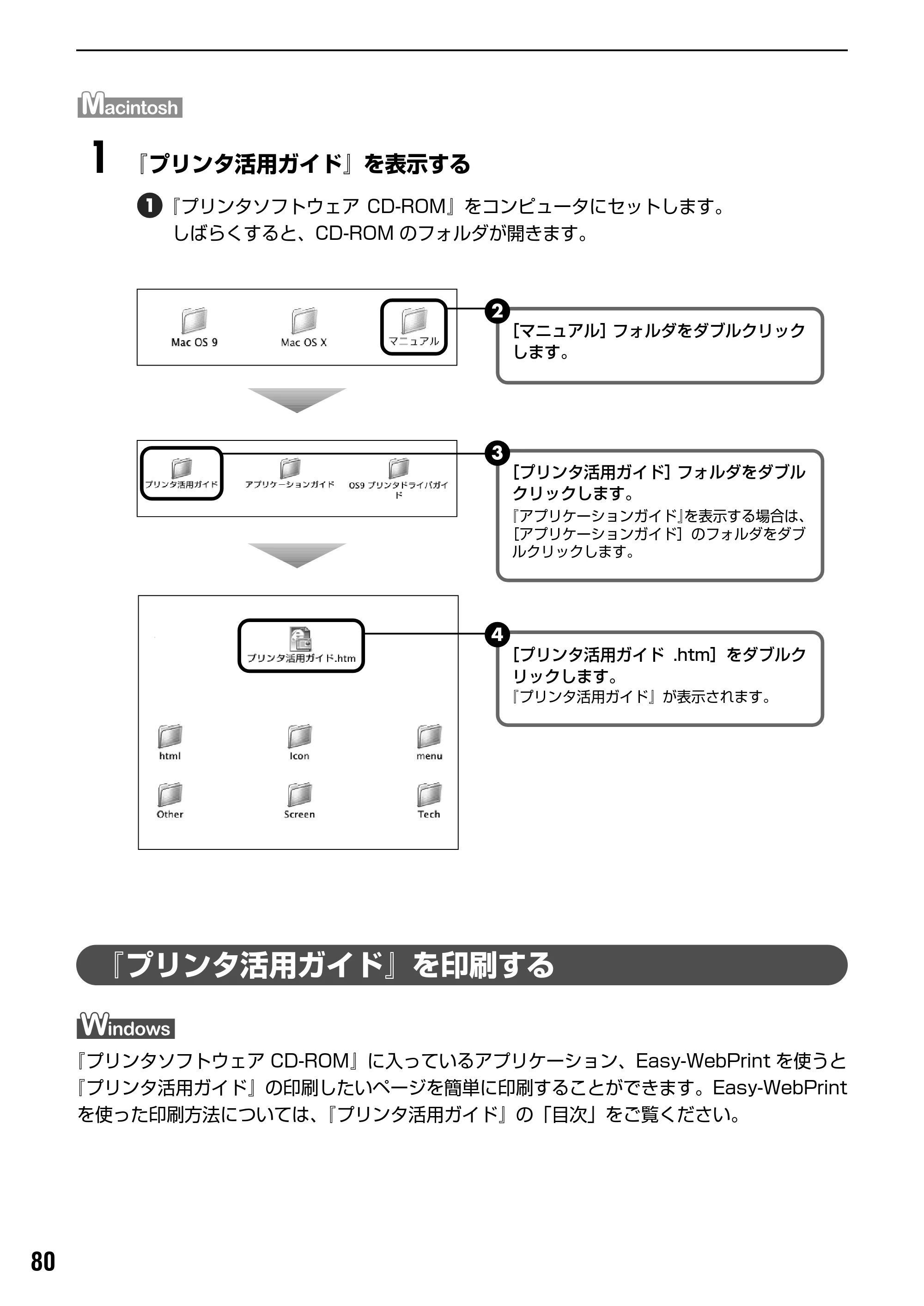 キヤノン PIXUS iP2000 基本操作ガイド （PDF形式／9.08Mバイト） — 原本ページ — 82ページ