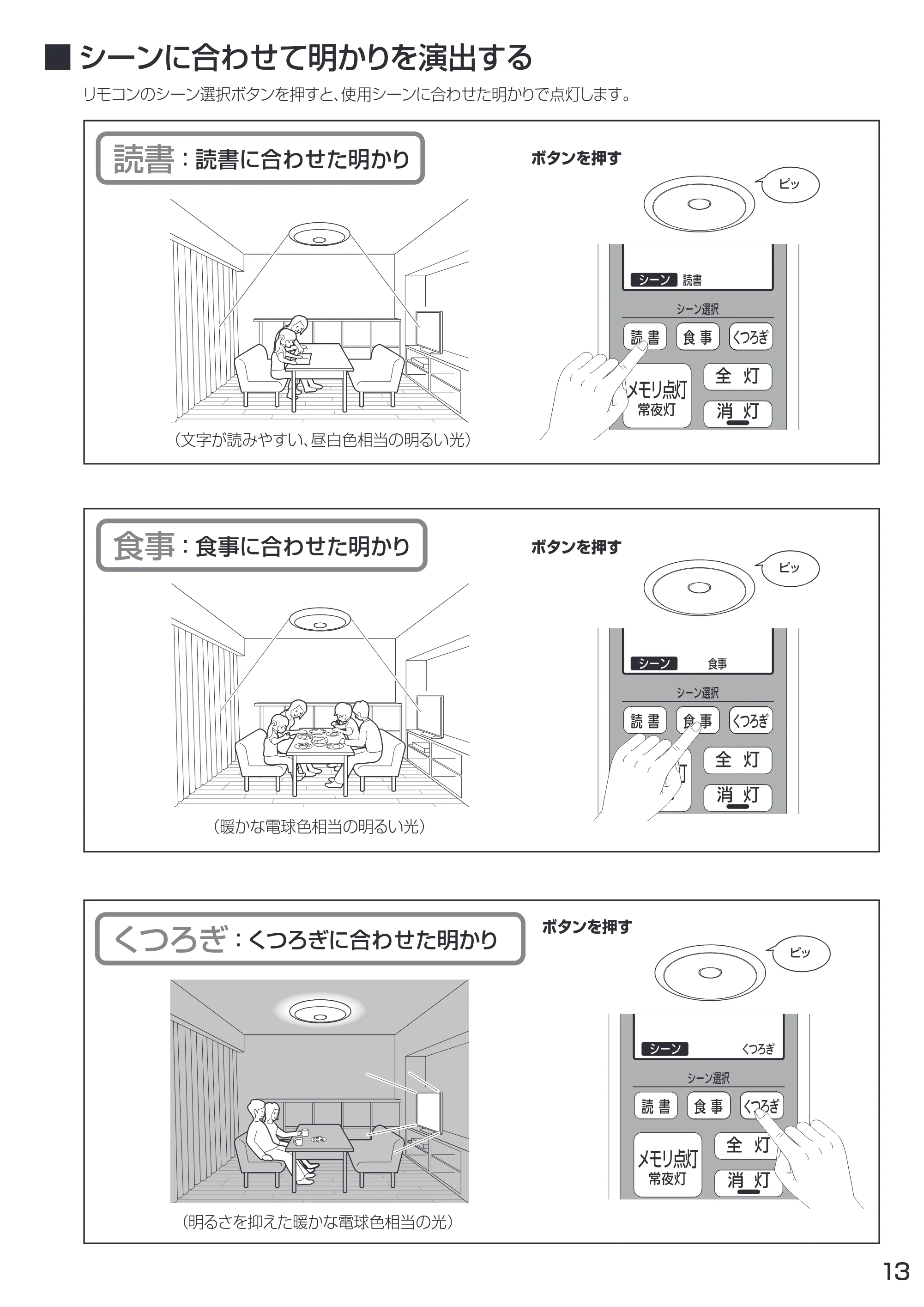 アイリスオーヤマ CL12DL / S-FEIII 取扱説明書 — 原本ページ — 13ページ