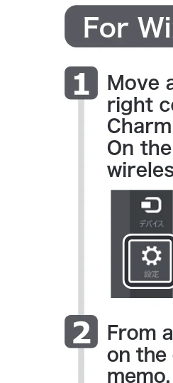 エレコム WAB-S733IW-AC 4.インターネット接続手順 ( 多言語版 ) — 無線LANによるインターネット接続手順の案内 簡易版マニュアル 日本語 — 図版 1-6 — 1ページ